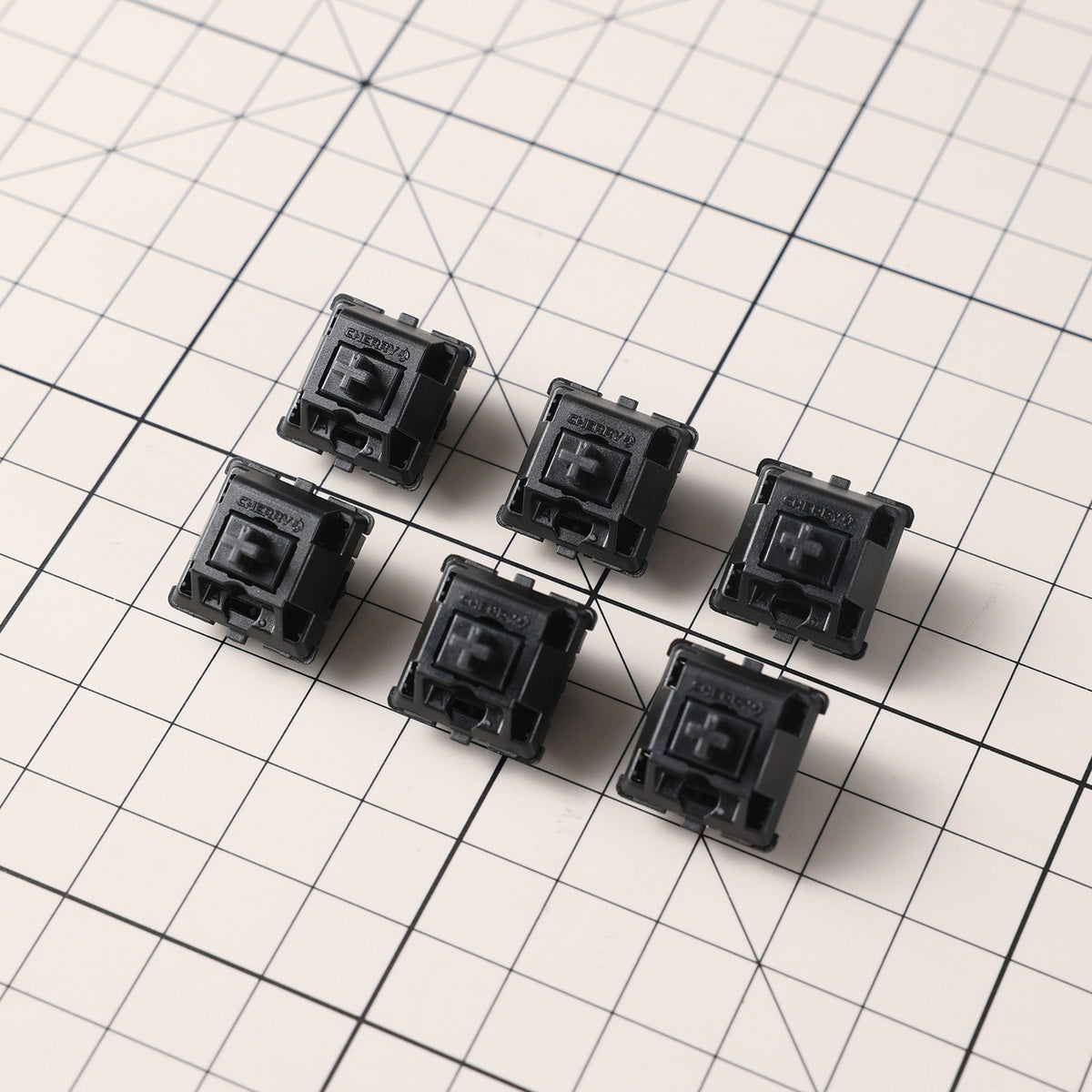 Cherry Black MX Hyperglide linear switches MX1A-11NW – KBDfans