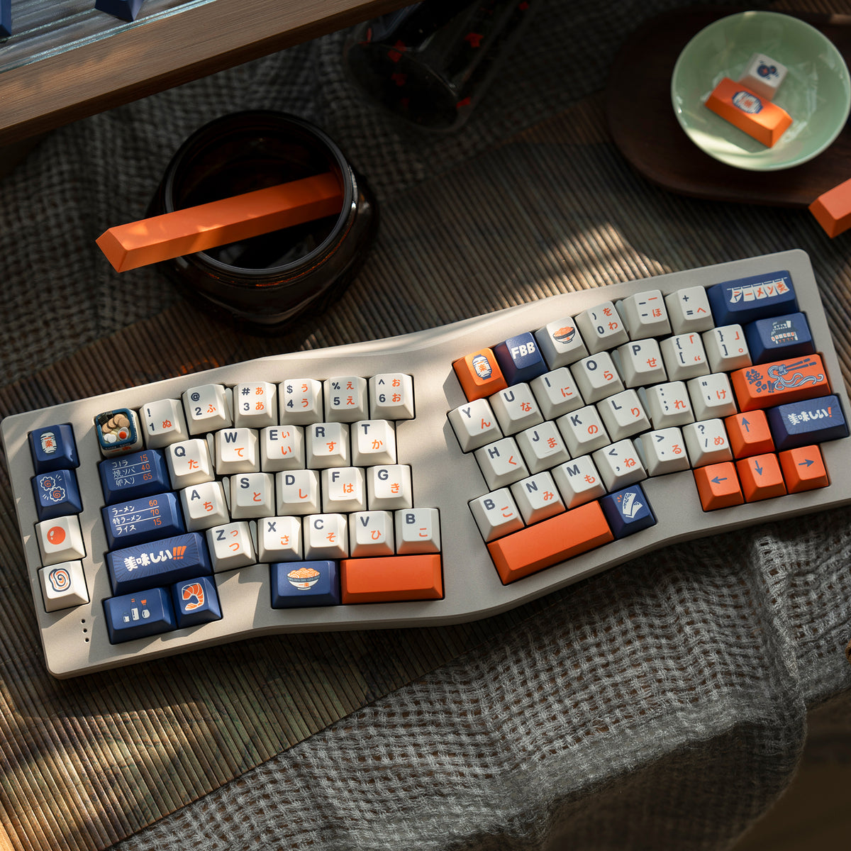 Ichiraku Ramen R2 Cherry profile Keycaps – KBDfans® Mechanical
