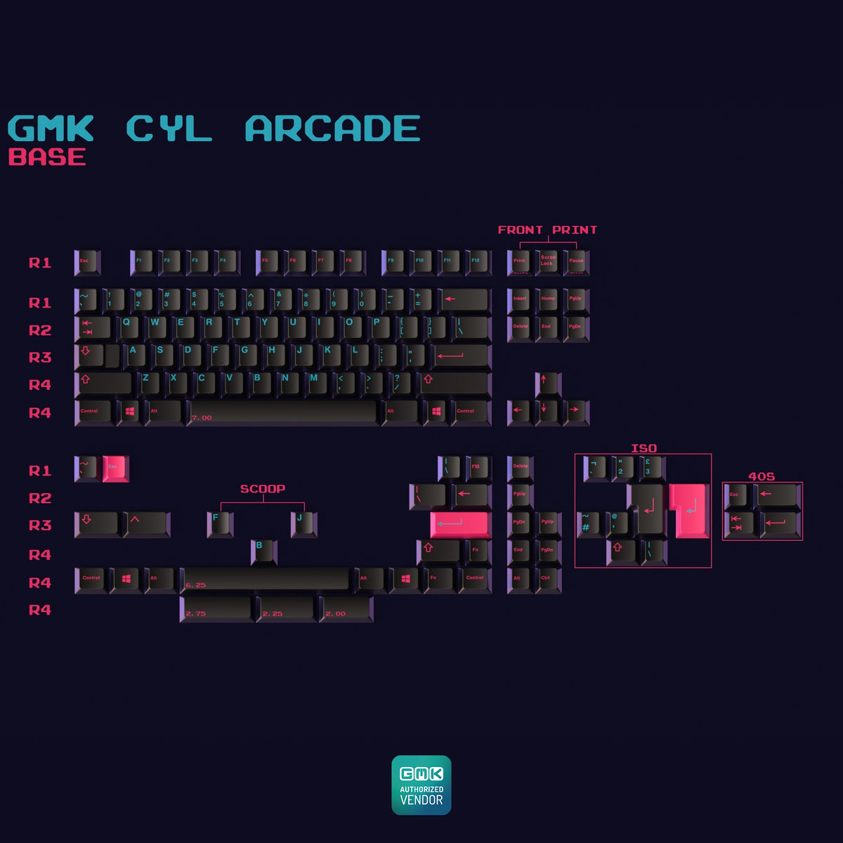 GMK CYL Arcade – KBDfans® Mechanical Keyboards Store