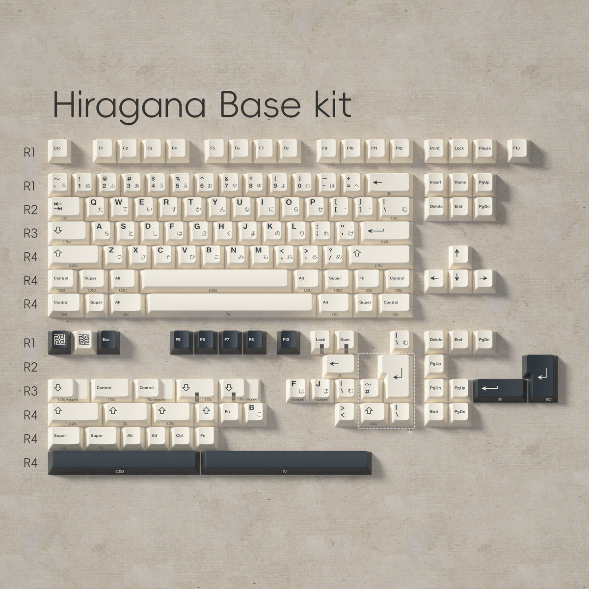キーボード PBTfans Origami Base+novelty+spacebar+40 PBTfans Origami – KBDfans® Mechanical Keyboards Store