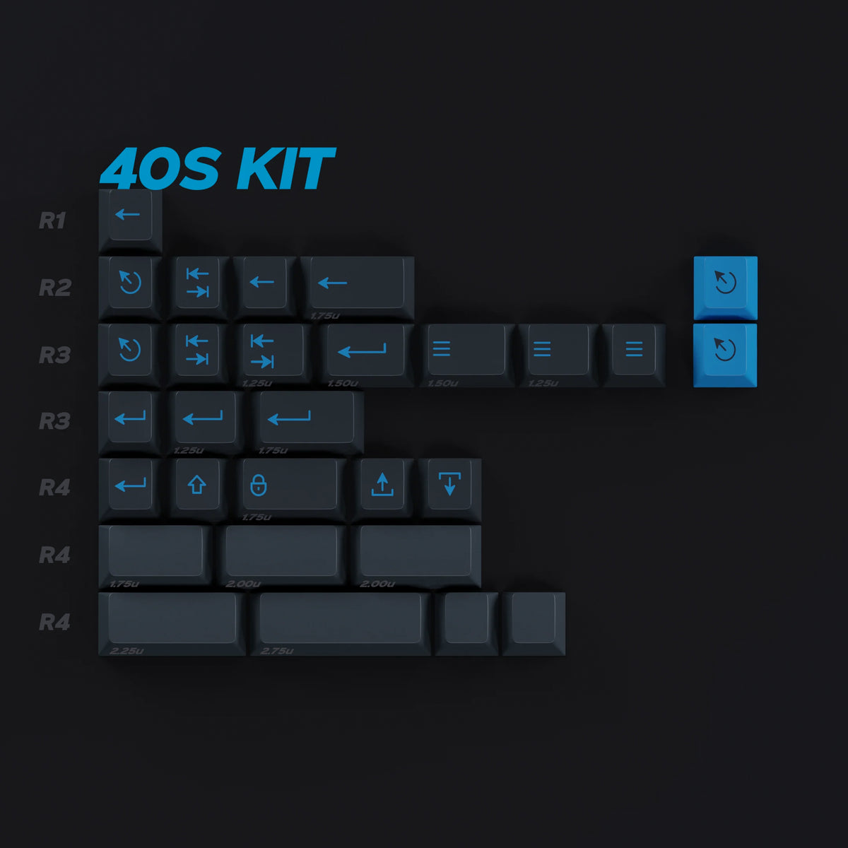 PBTfans 40s Kit Collection – KBDfans® Mechanical Keyboards Store
