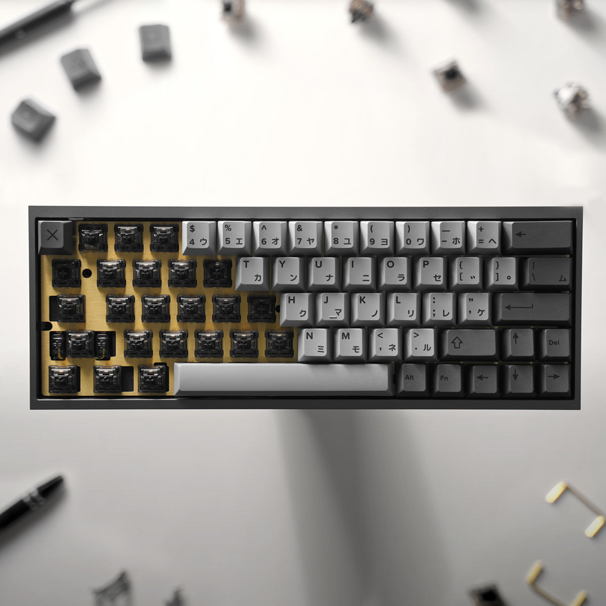 Tofu60 Mechanical Keyboard With Cement Grey Japanese PBT Keycaps – KBDfans®  Mechanical Keyboards Store