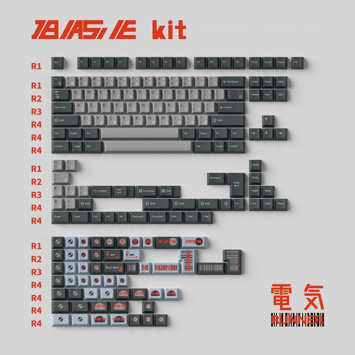 PBTfans 电气RUNNER KBDfans® Mechanical Keyboards Store