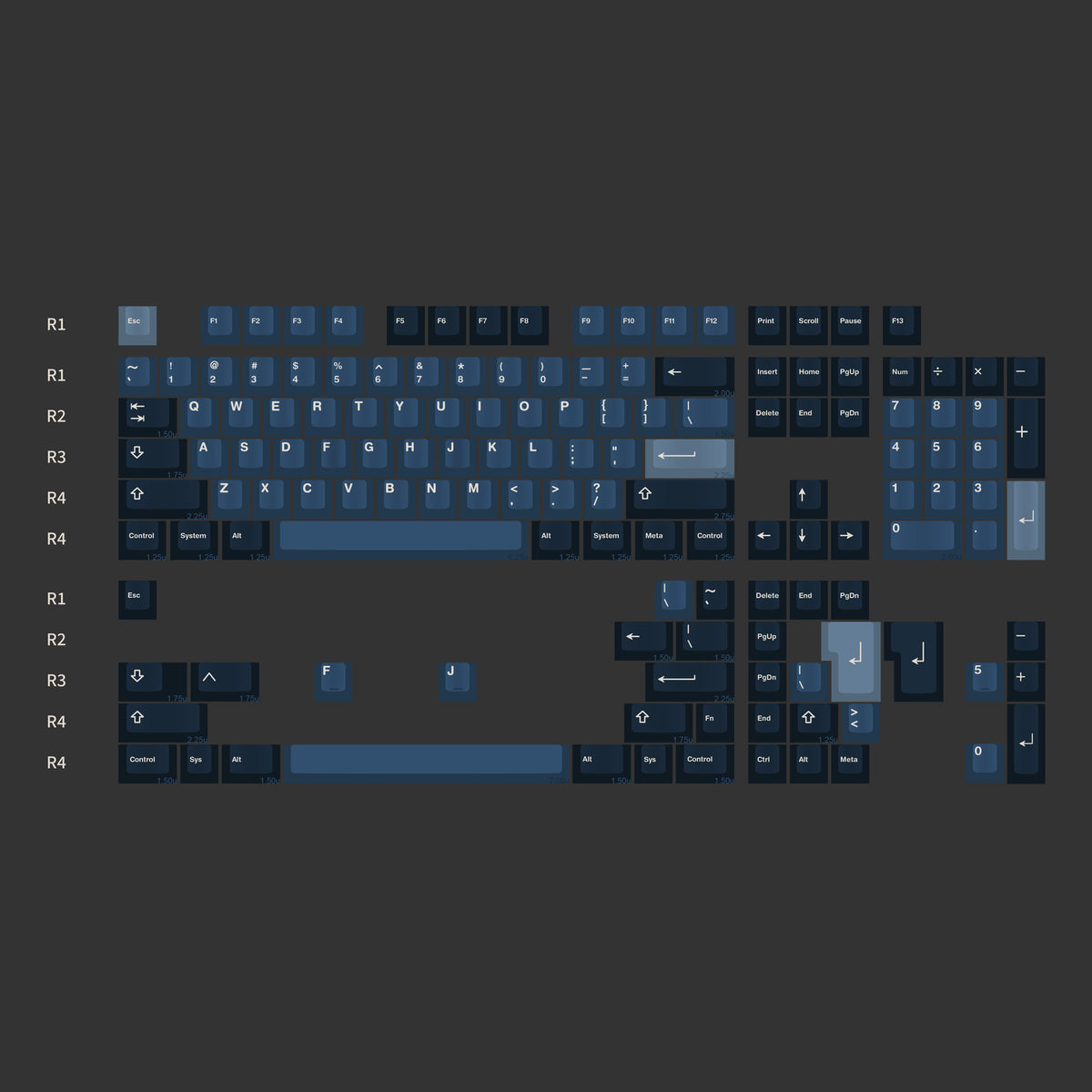 EXTRA] GMK Indigo – KBDfans® Mechanical Keyboards Store