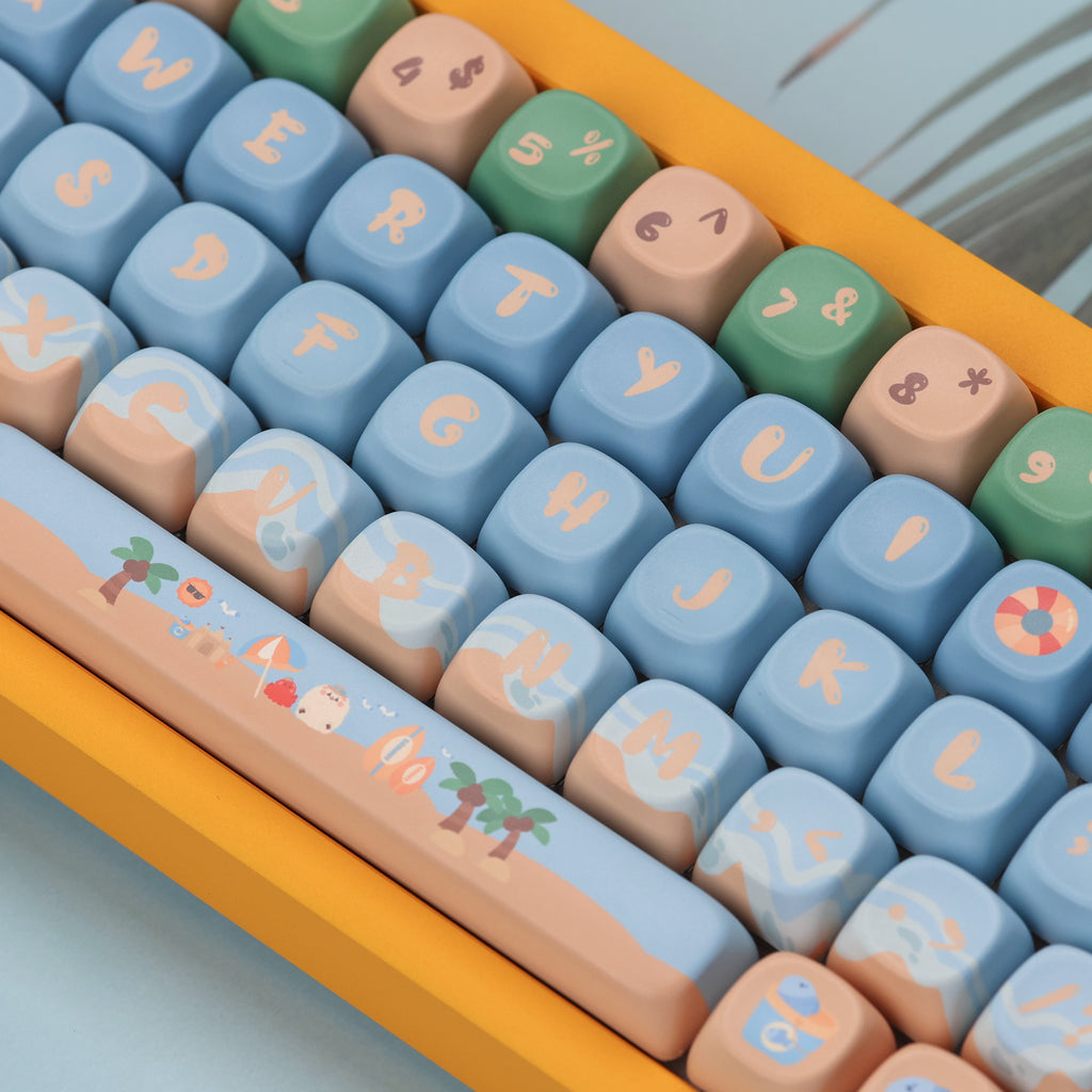 Beach Coconut MOA Profile Keycaps Set KBDfans® Mechanical Keyboards Store Beach Coconut MOA Profile Keycaps Set KBDfans® Mechanical Keyboards Store