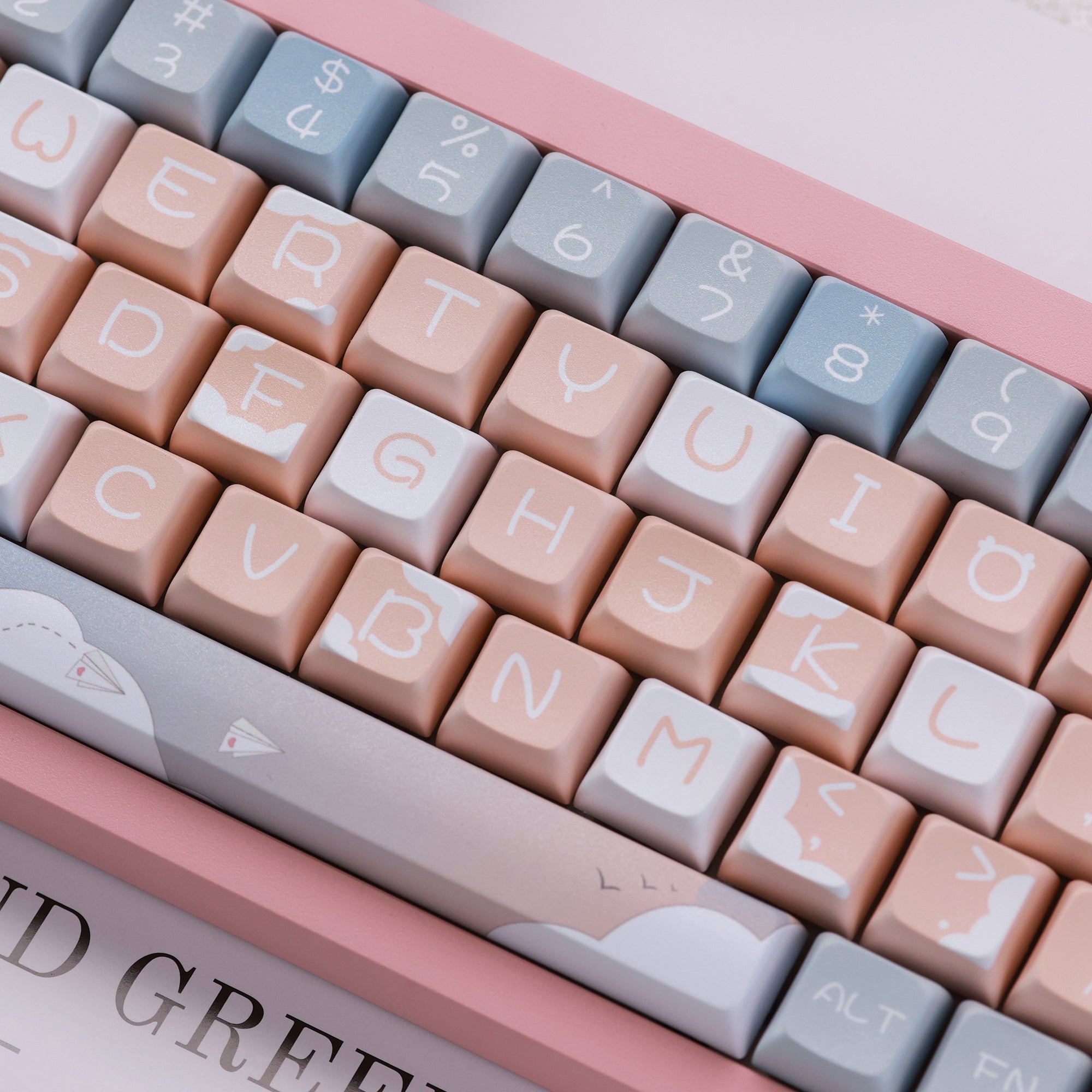 Paper Airplane XDA Profile Keycaps Set – KBDfans® Mechanical Keyboards ...