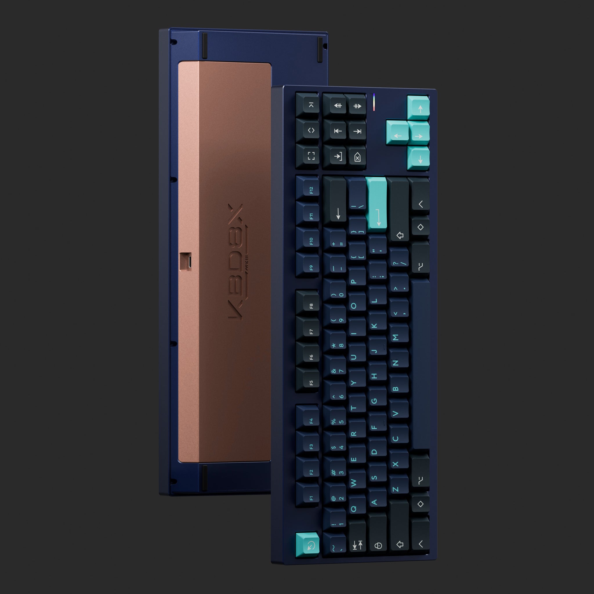 キーボード kbdfans kbd8x mkIII hmx3.9mm sunset Ready to Use KBD8X MKIII Keyboard With PBTfans BOW/WOB