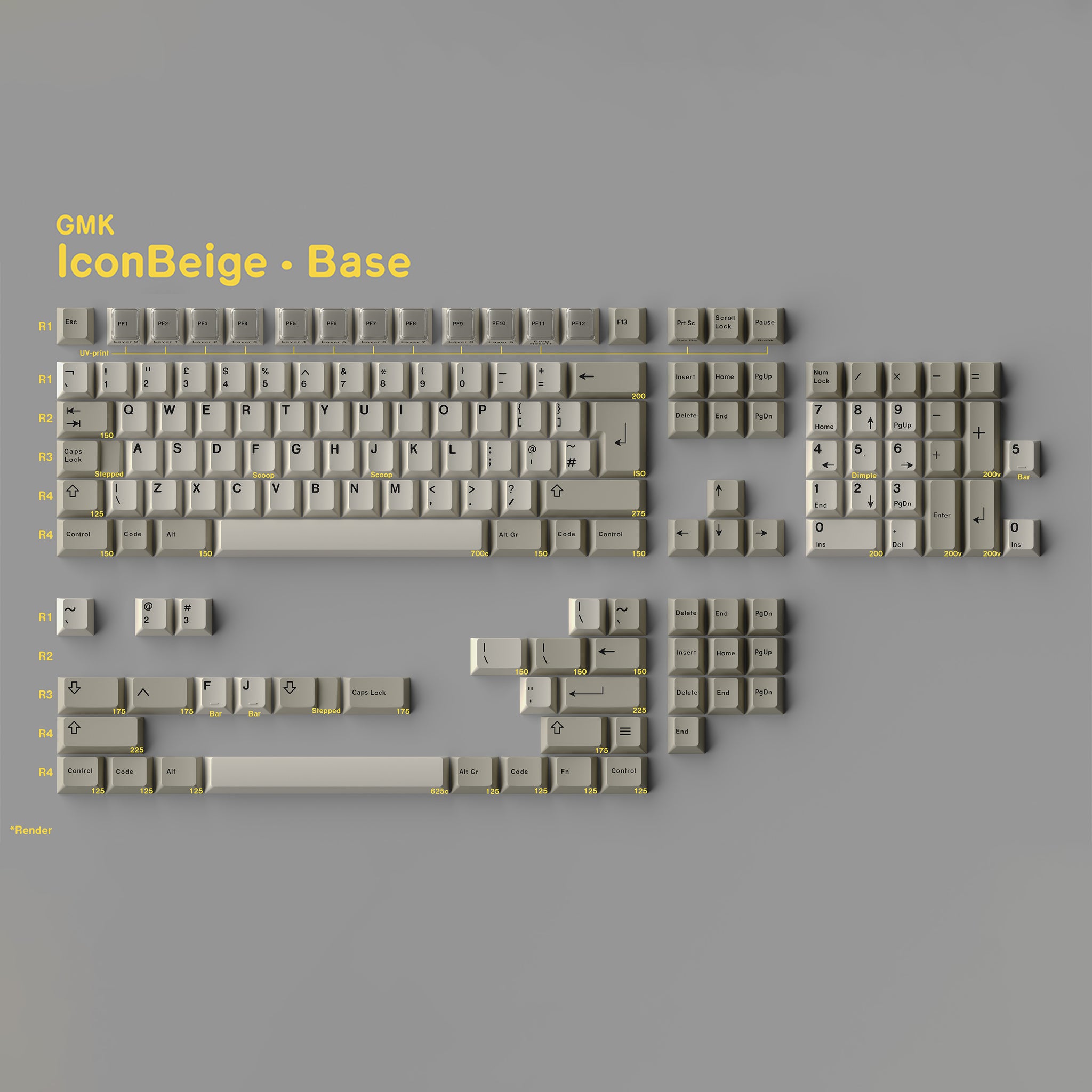 GMK CYL Icon Beige – KBDfans® Mechanical Keyboards Store