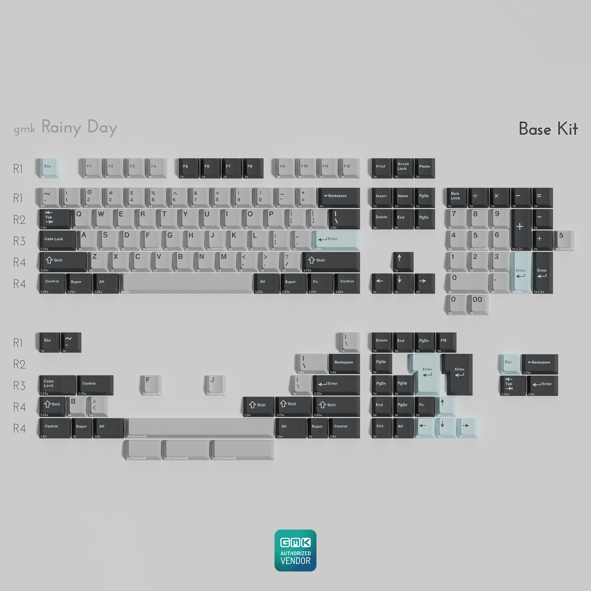 GMK CYL Rainy Day R3 – KBDfans® Mechanical Keyboards Store