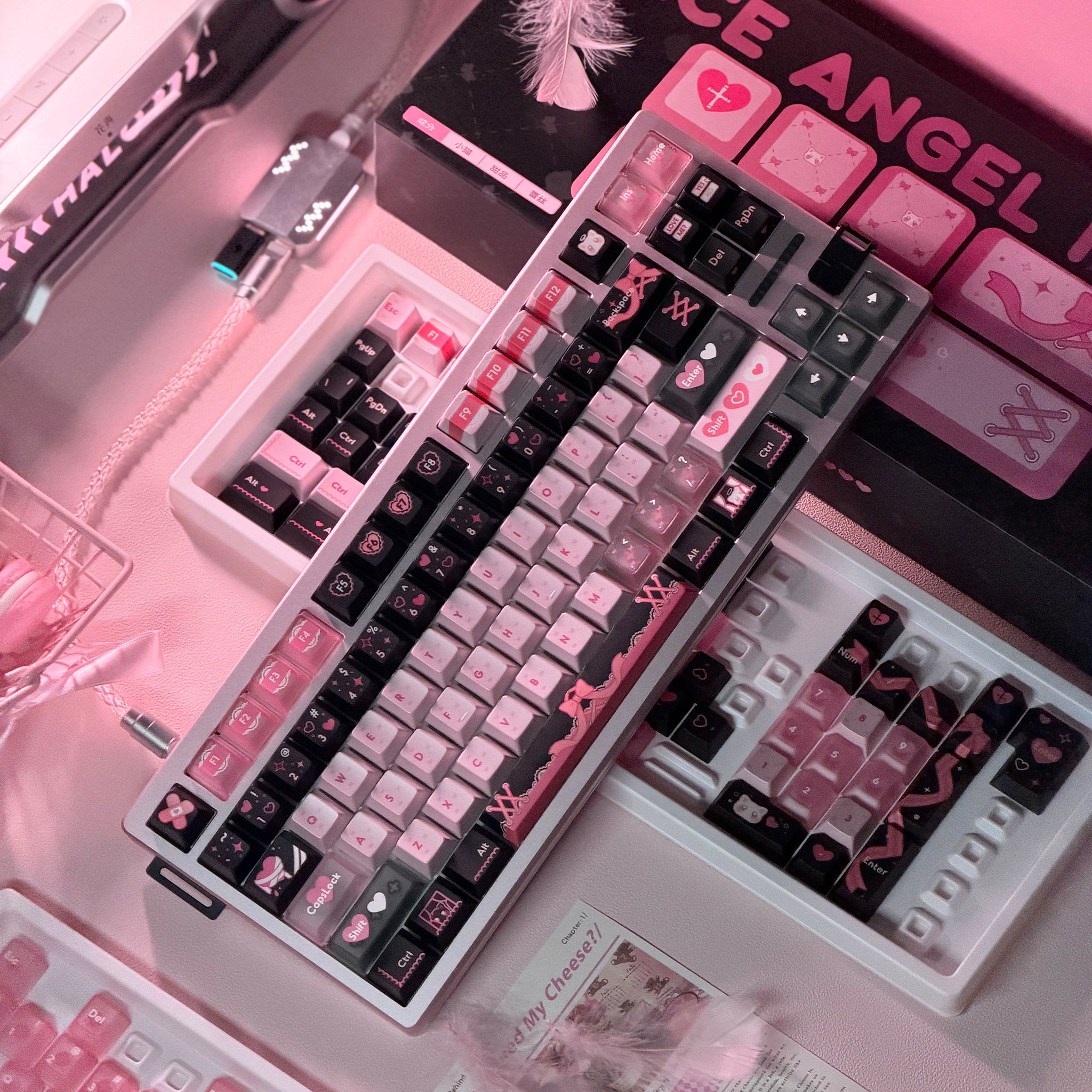 Lace Angel Nya Cherry Profile Keycaps – KBDfans® Mechanical