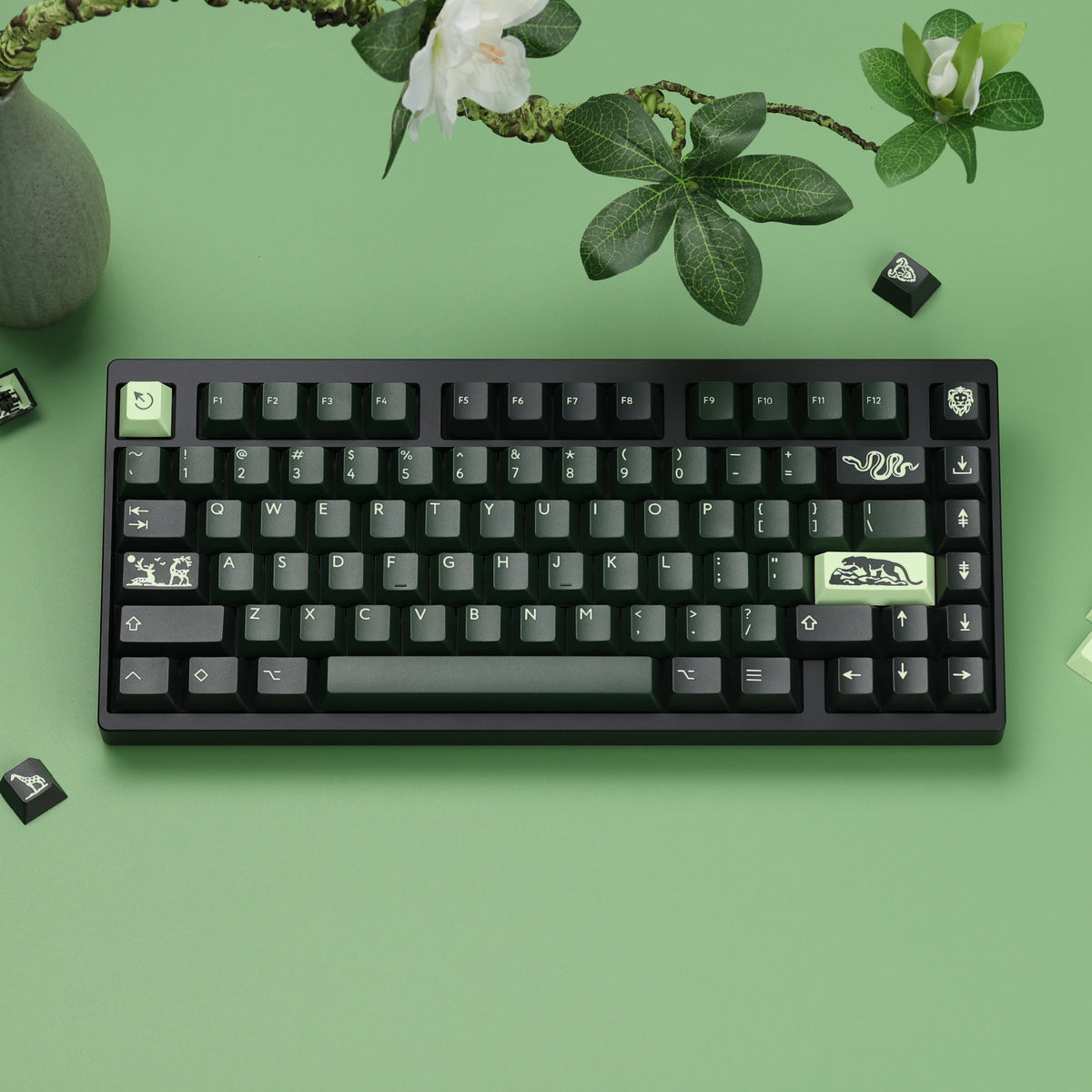 Ready To Use Taco Keyboard with PBTfans Untamed KBDfans® Mechanical