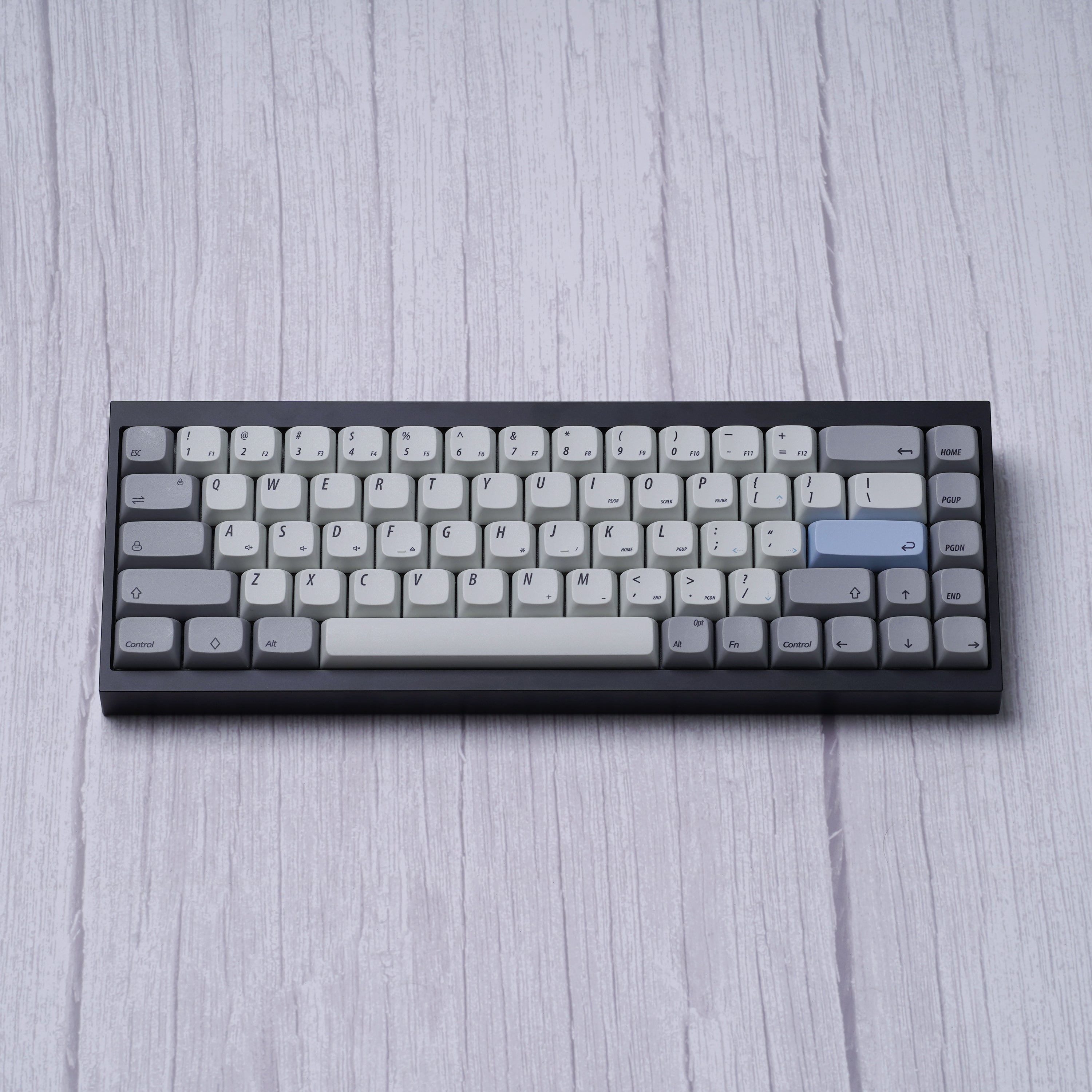 Ready to use Tofu65 2.0 Keyboard With NP Blue Gray