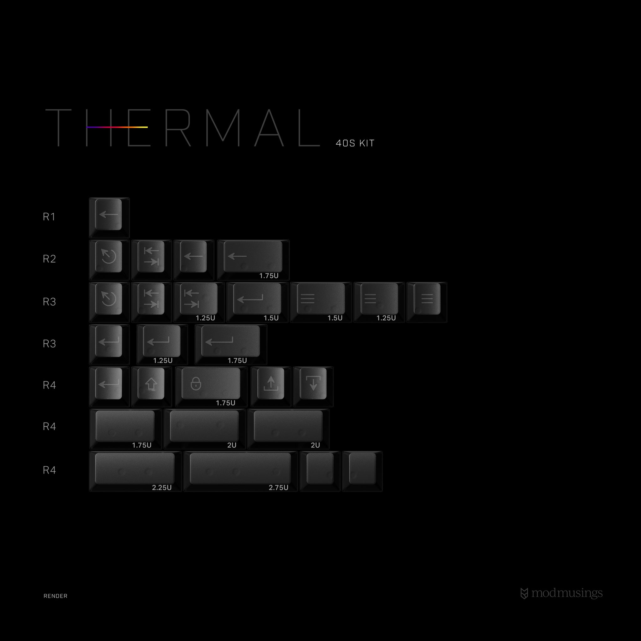 PBTfans Thermal keyboard image