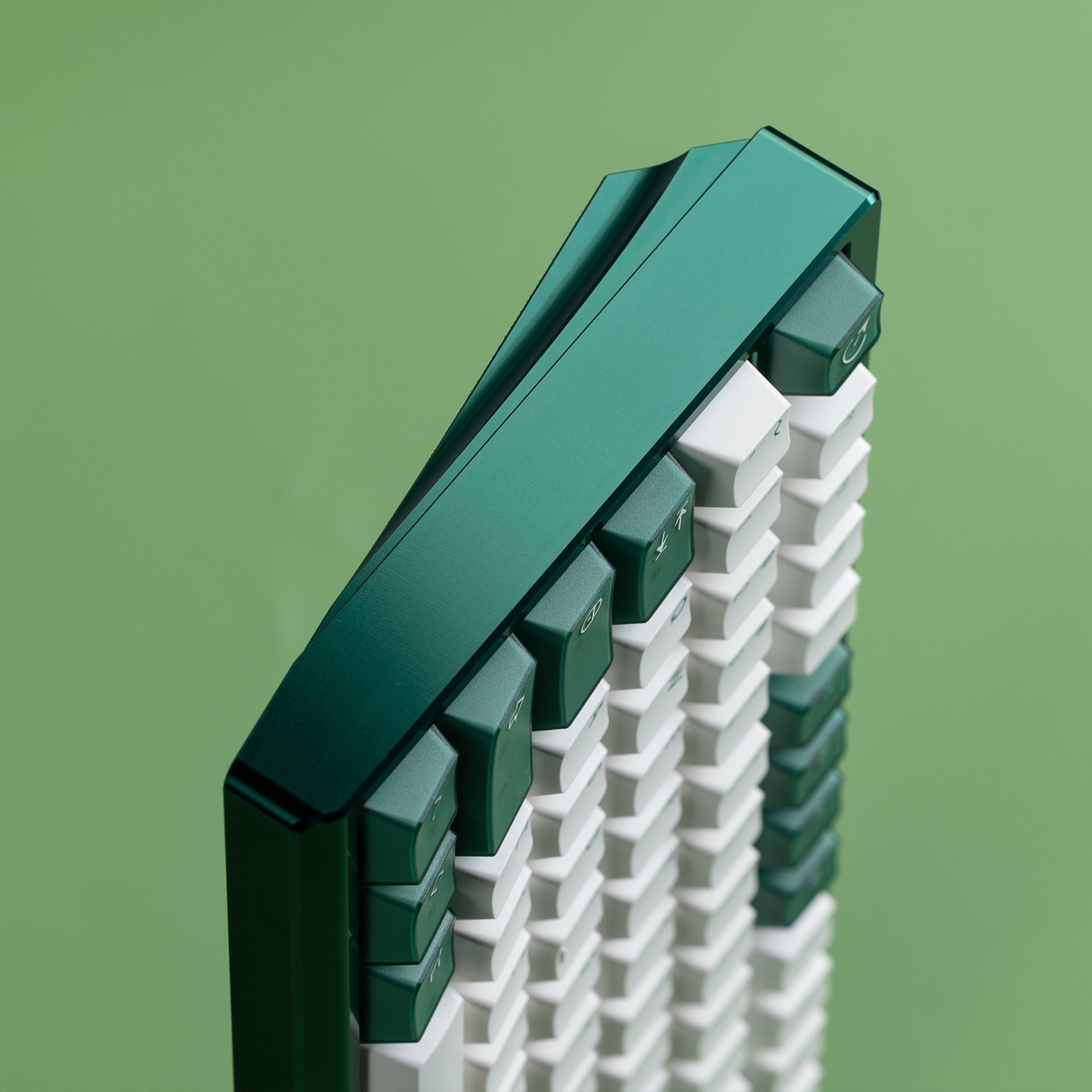 Ready to use Athena 75 with PBTfans Transgreen keyboard image