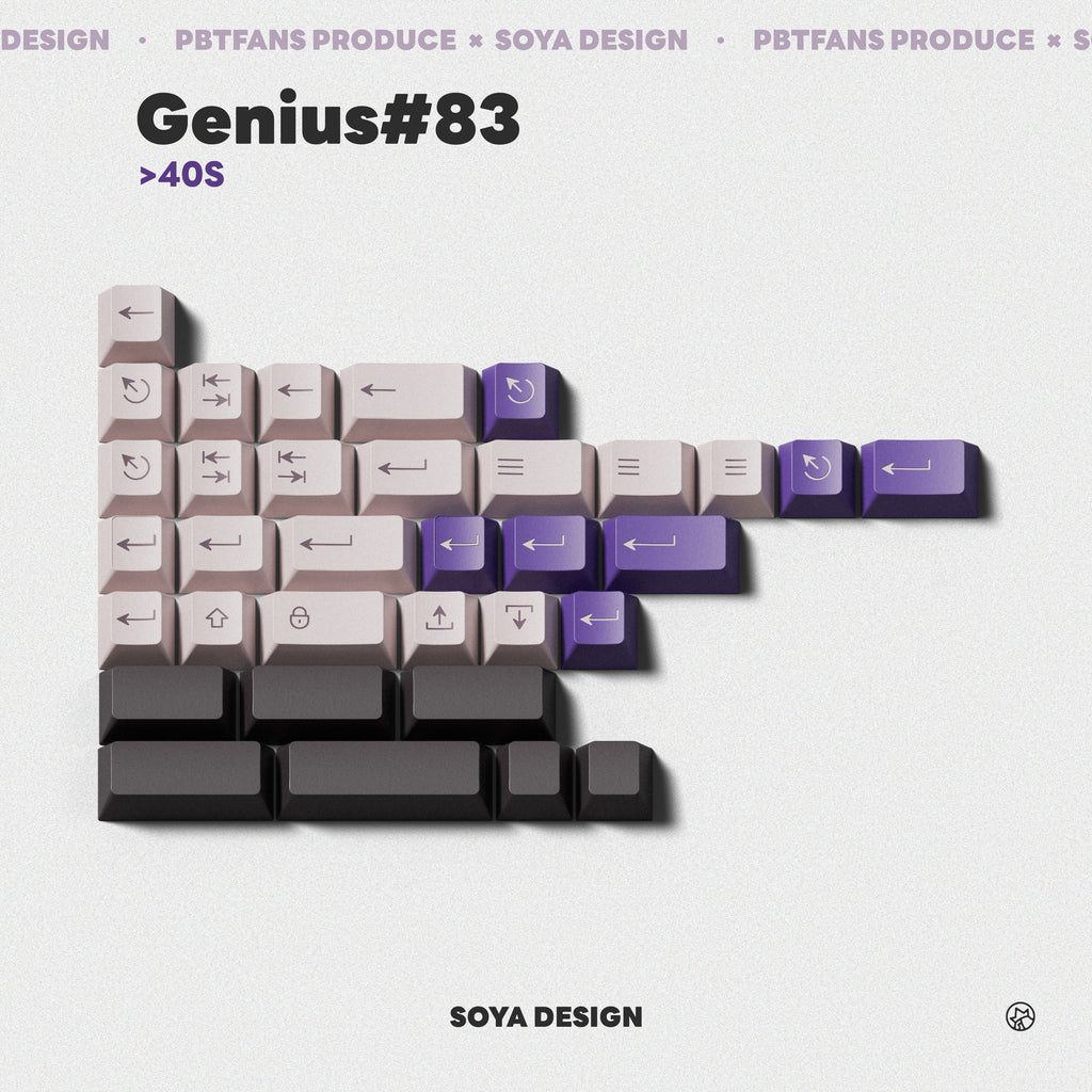 PBTfans Genius#83 – KBDfans® Mechanical Keyboards Store
