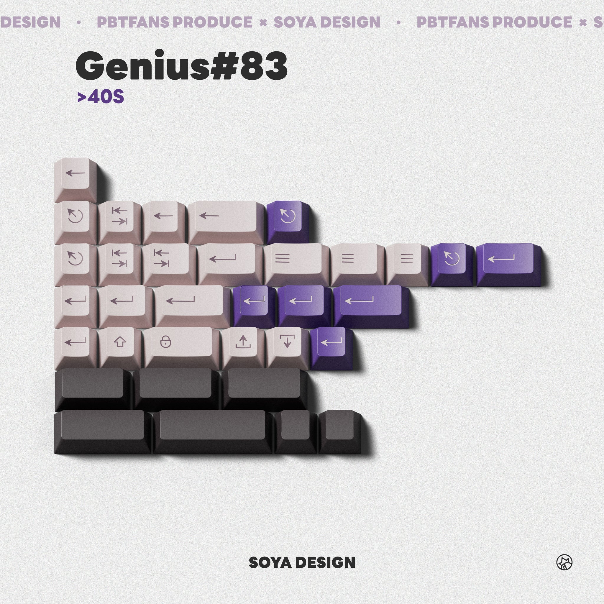 PBTfans Genius#83 – KBDfans® Mechanical Keyboards Store