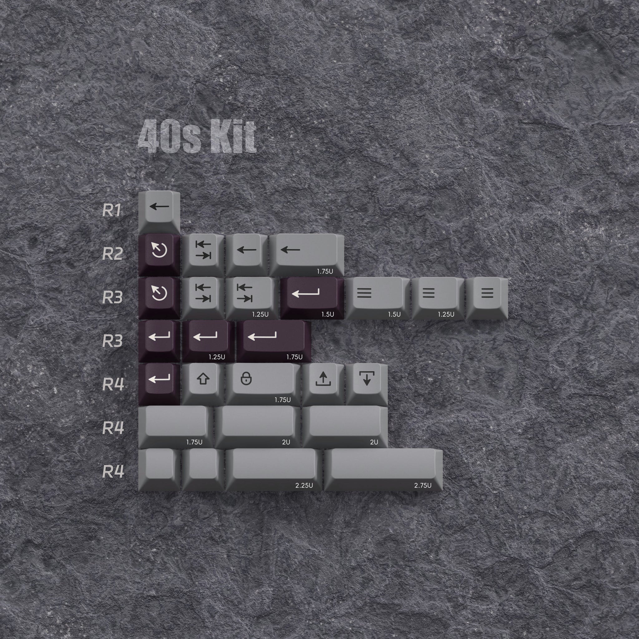 PBTfans Classic Gray – KBDfans® Mechanical Keyboards Store