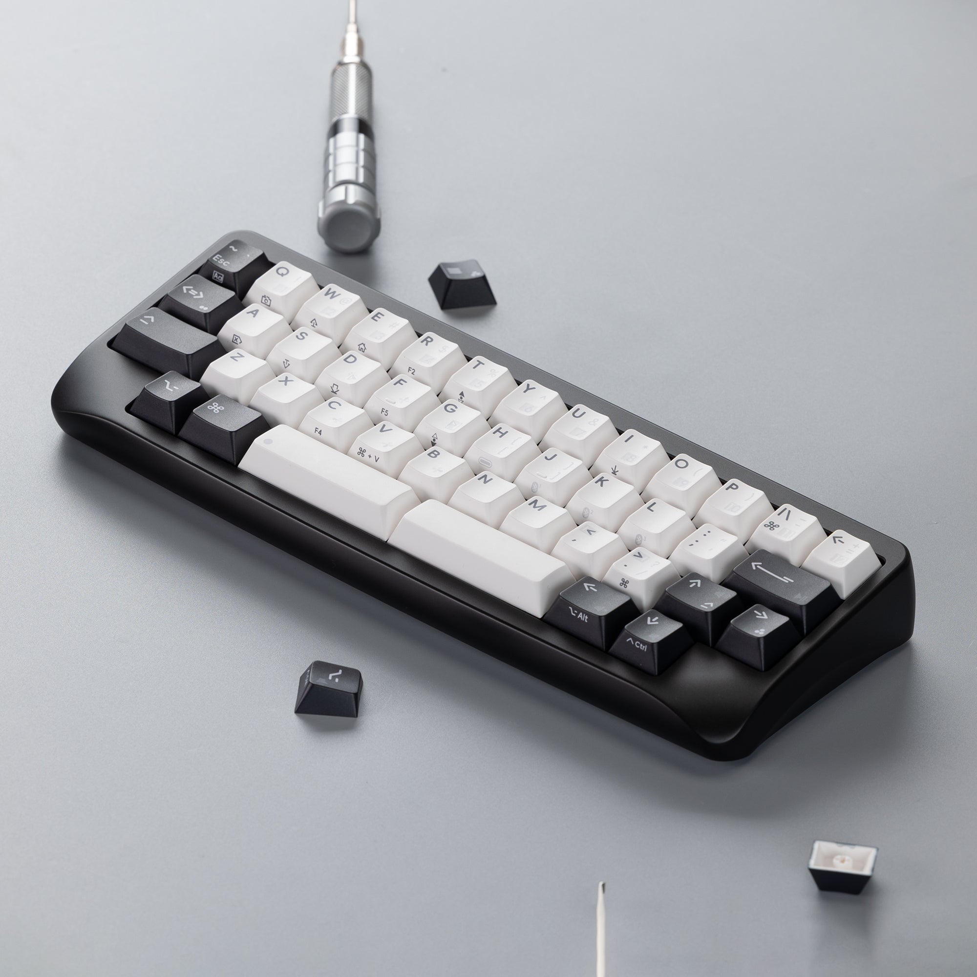 Ready to use Agar mini Dual-mode version with keycaps keyboard image