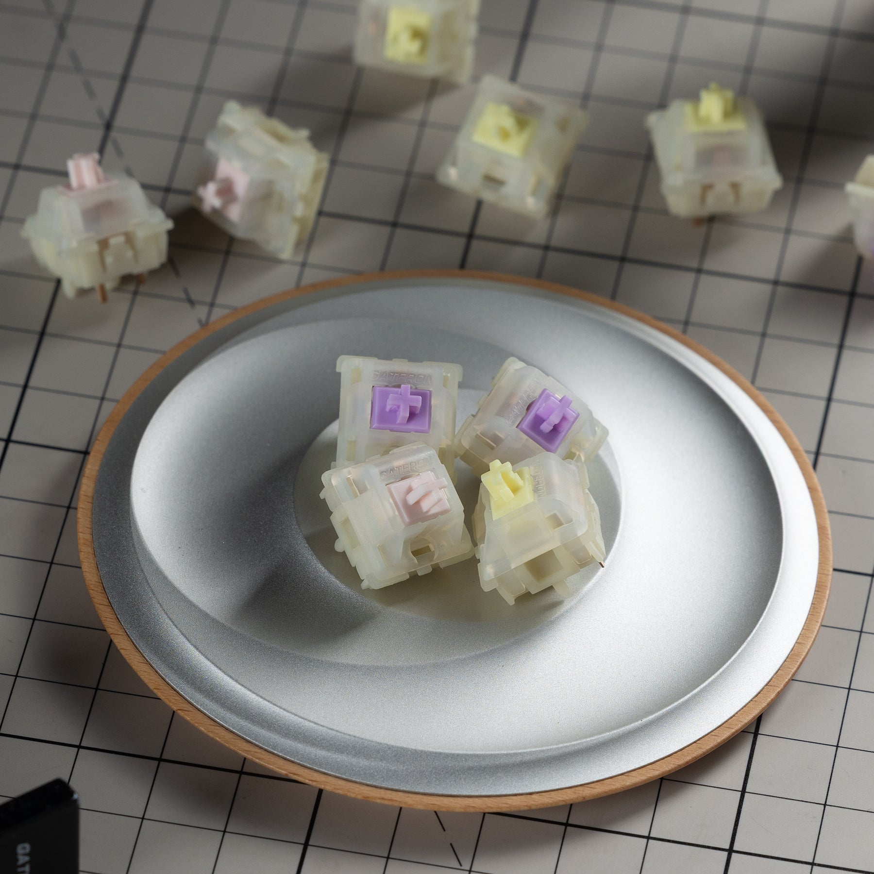 GATERON KS-3X1 Milky Pro Switches Series Set
