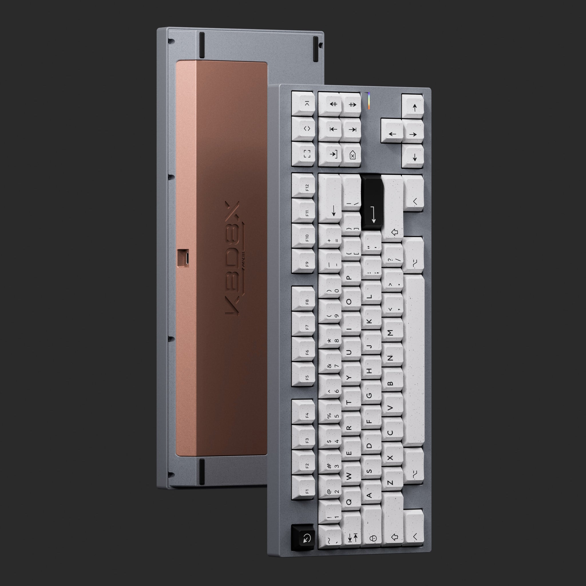 キーボード kbdfans kbd8x mkIII hmx3.9mm sunset Ready to Use KBD8X MKIII Keyboard With PBTfans BOW/WOB