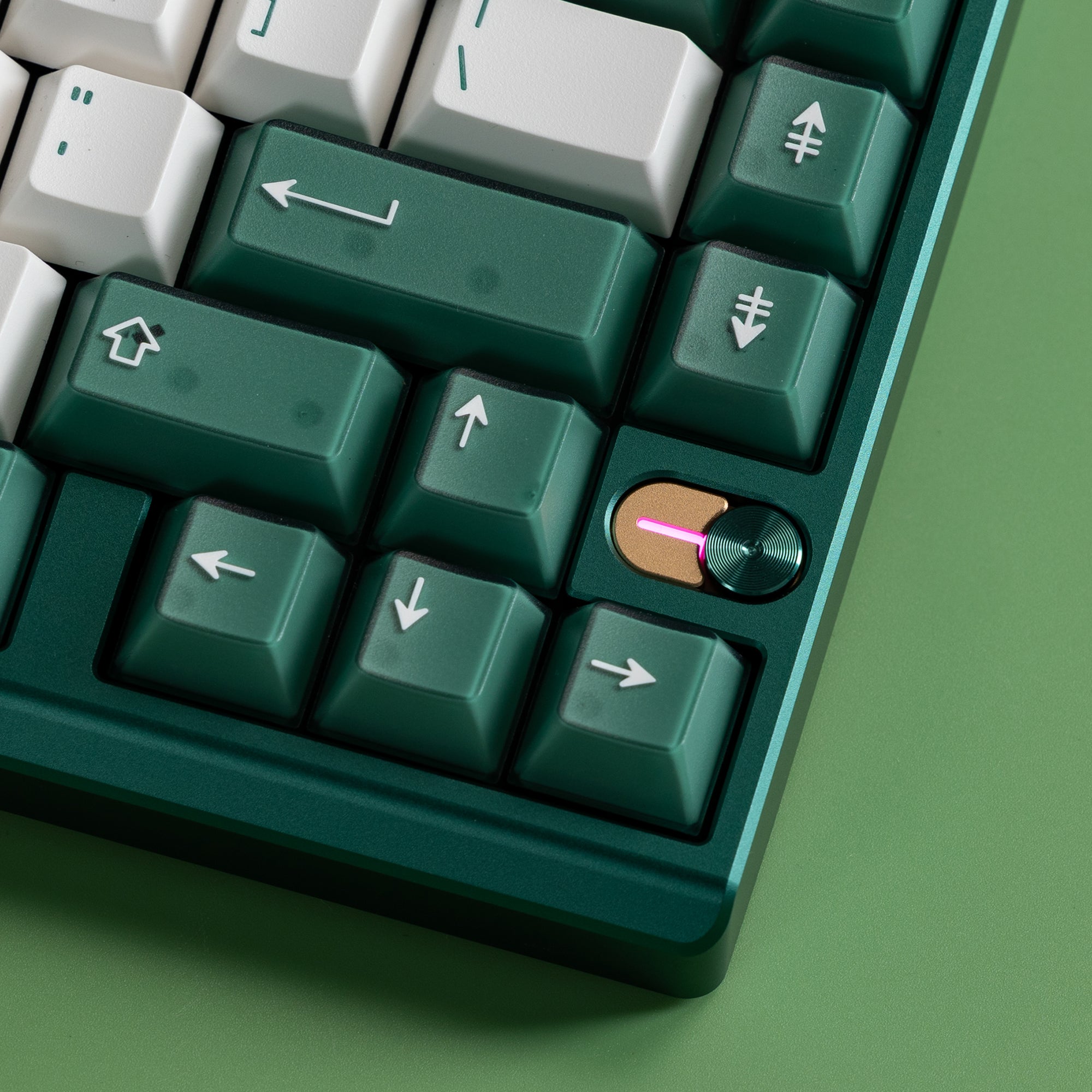 Ready to use Athena 75 with PBTfans Transgreen keyboard image