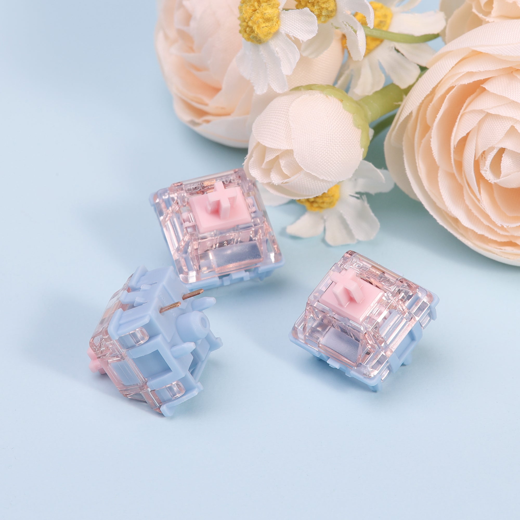 GATERON 35 stuks Clicky RGB LED 5-pins voorgesmeerde melodische toetsenbordschakelaars 60 GF voor mechanisch MX toetsenbord GATERON 35 stuks Clicky RGB LED 5-pins voorgesmeerde melodische toetsenbordschakelaars 60 GF voor mechanisch MX toetsenbord