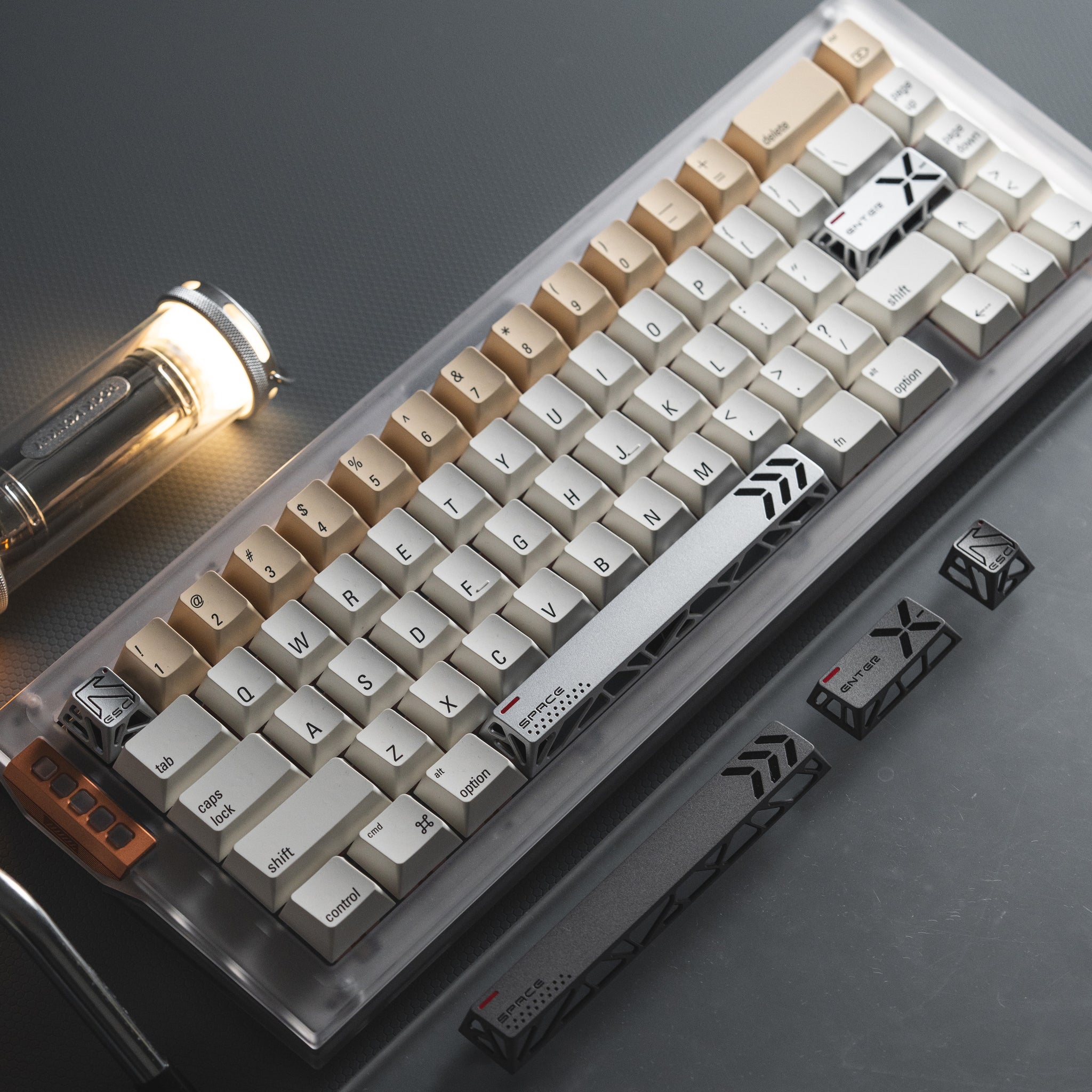 キーボード HiUM l keycaps+Splitspacebarkit キーボード HiUM l keycaps+Splitspacebarkit HiUM Metal Keycaps