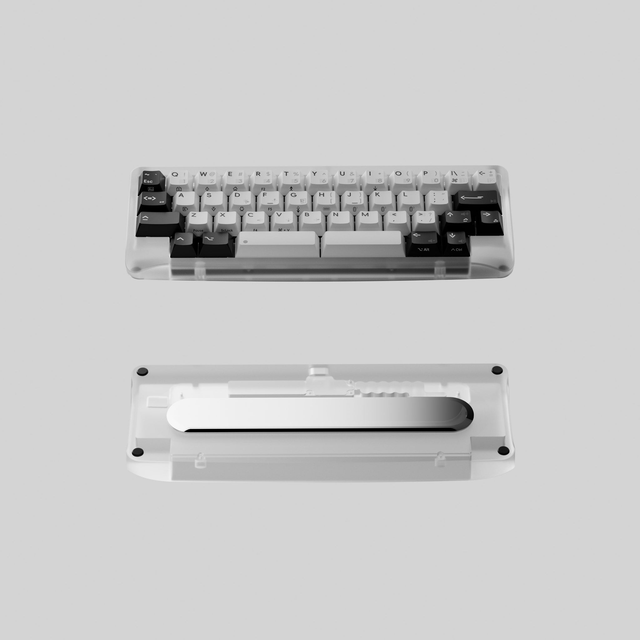 Ready to use Agar mini Dual-mode version with keycaps – KBDfans