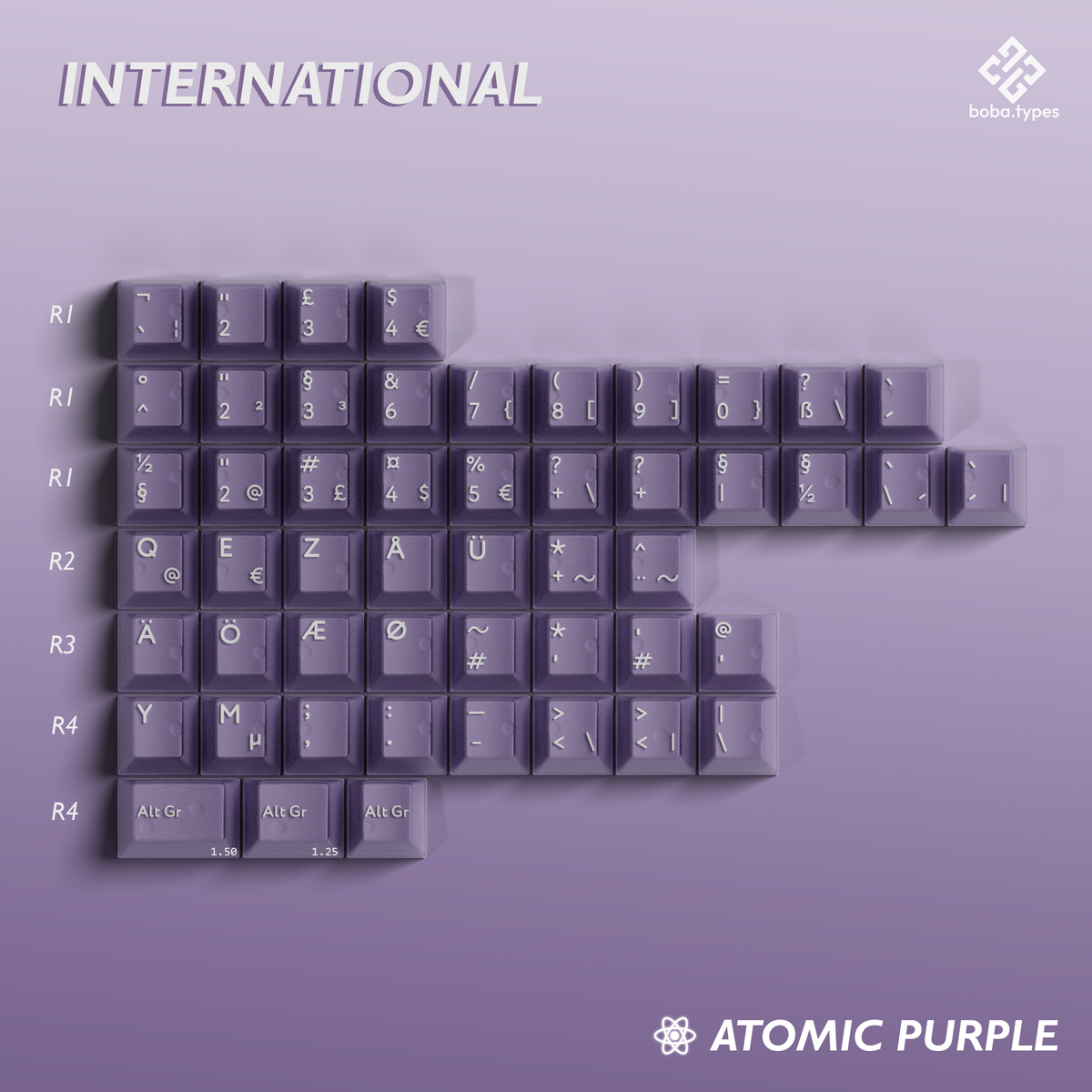 PBTfans atomic purple R2 – KBDfans® Mechanical Keyboards Store PBTfans atomic purple R2 – KBDfans® Mechanical Keyboards Store