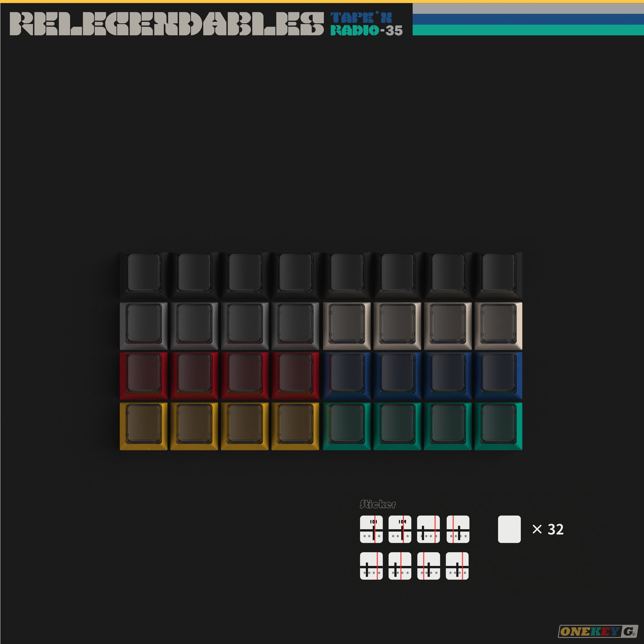 PBTfans Tape & Radio – KBDfans® Mechanical Keyboards Store