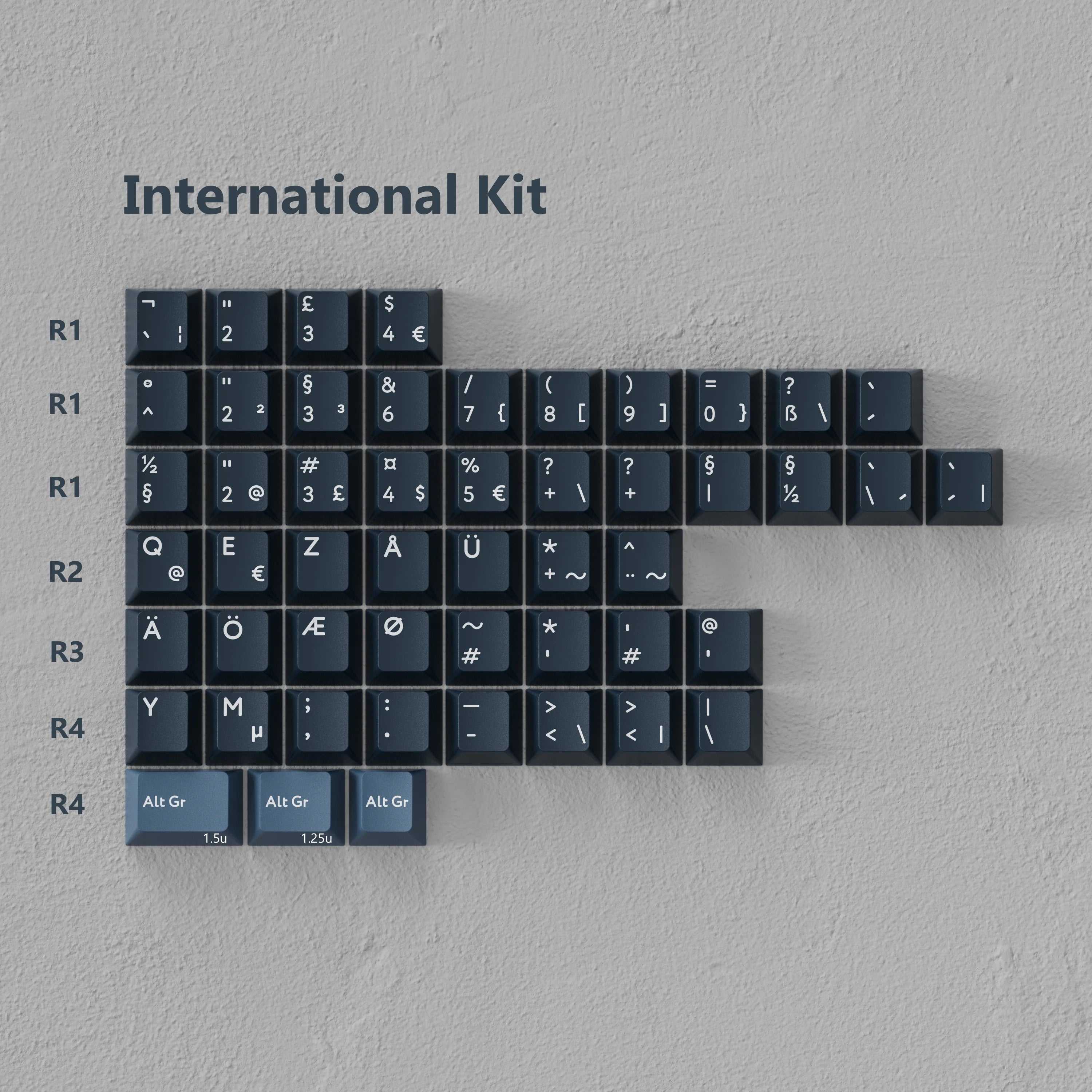 PBTfans International Kit Collection – KBDfans® Mechanical PBTfans International Kit Collection – KBDfans® Mechanical