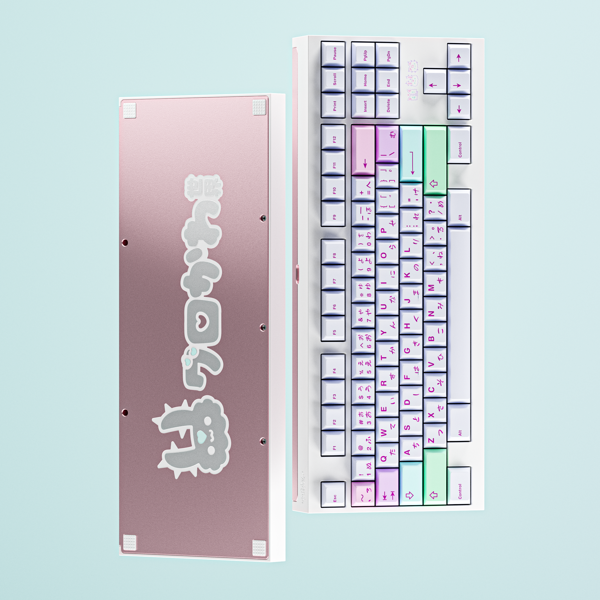 Tofu TKL x GMK Gurokawa keyboard image