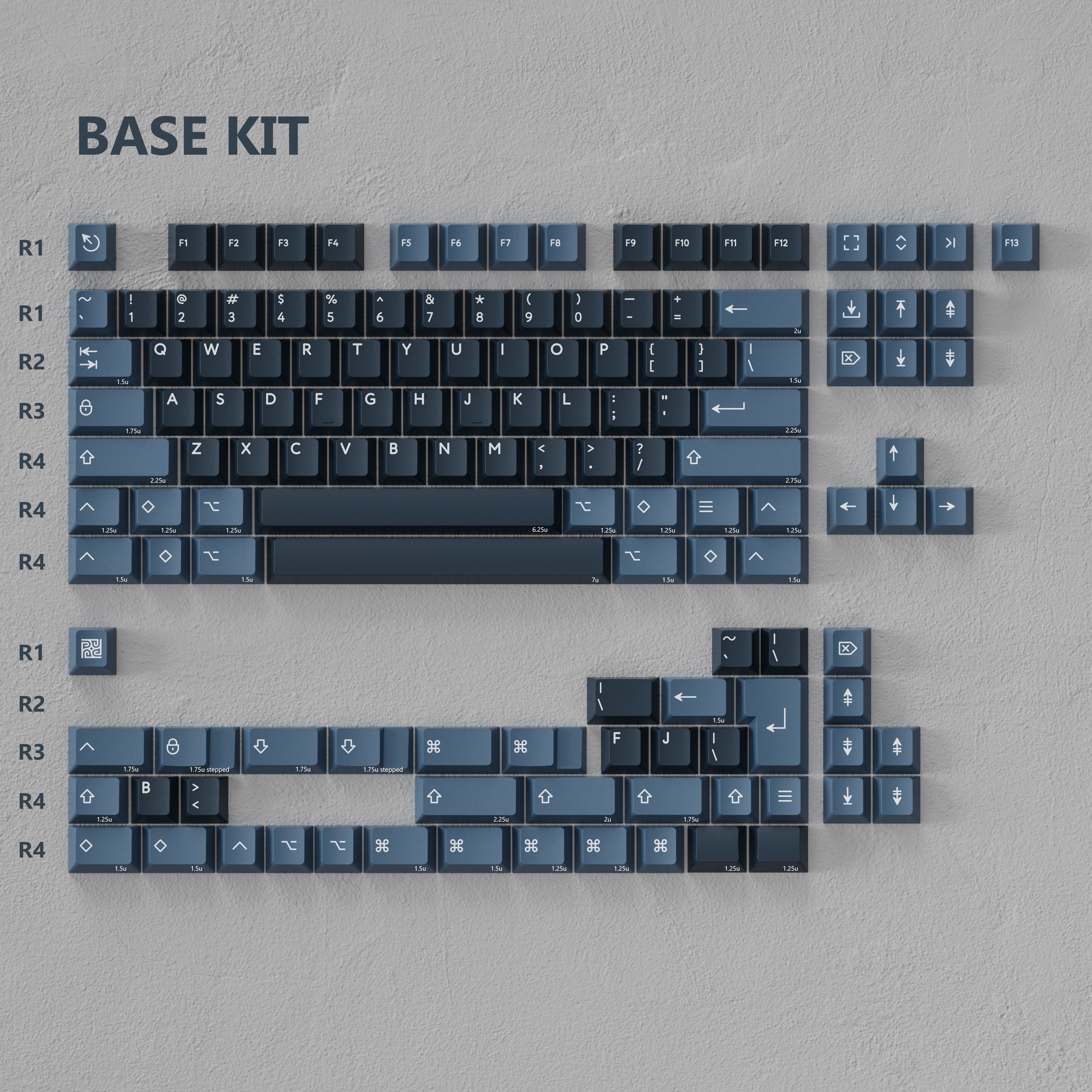 PBTfans BOW Keycap Set Doubleshot PBT – Divinikey