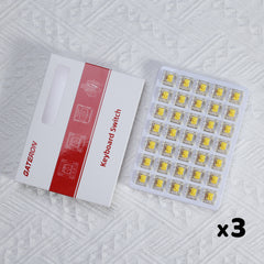 Gateron G Pro 3.0 Yellow Linear Switches