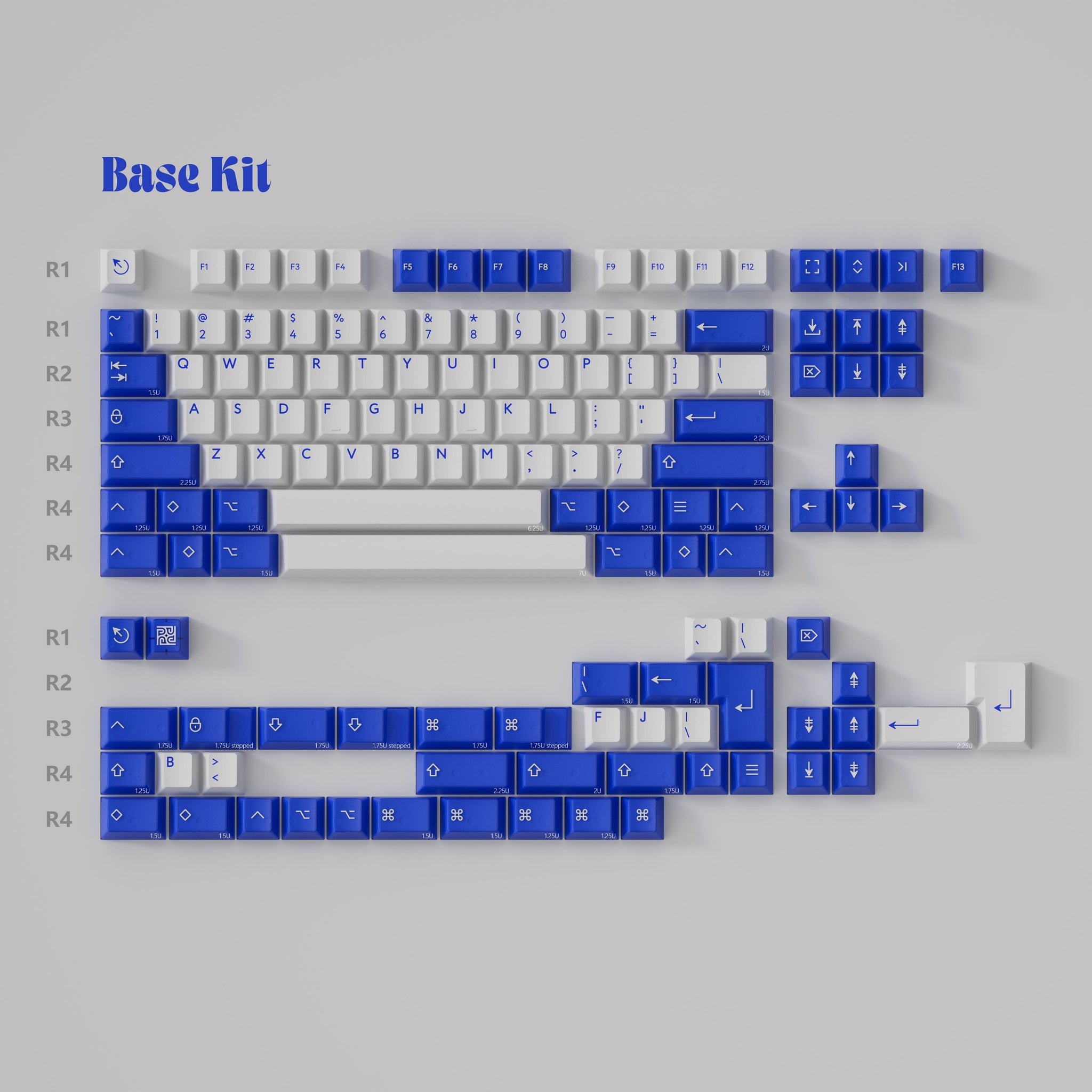 PBTfans Klein Blue R3 – KBDfans® Mechanical Keyboards Store