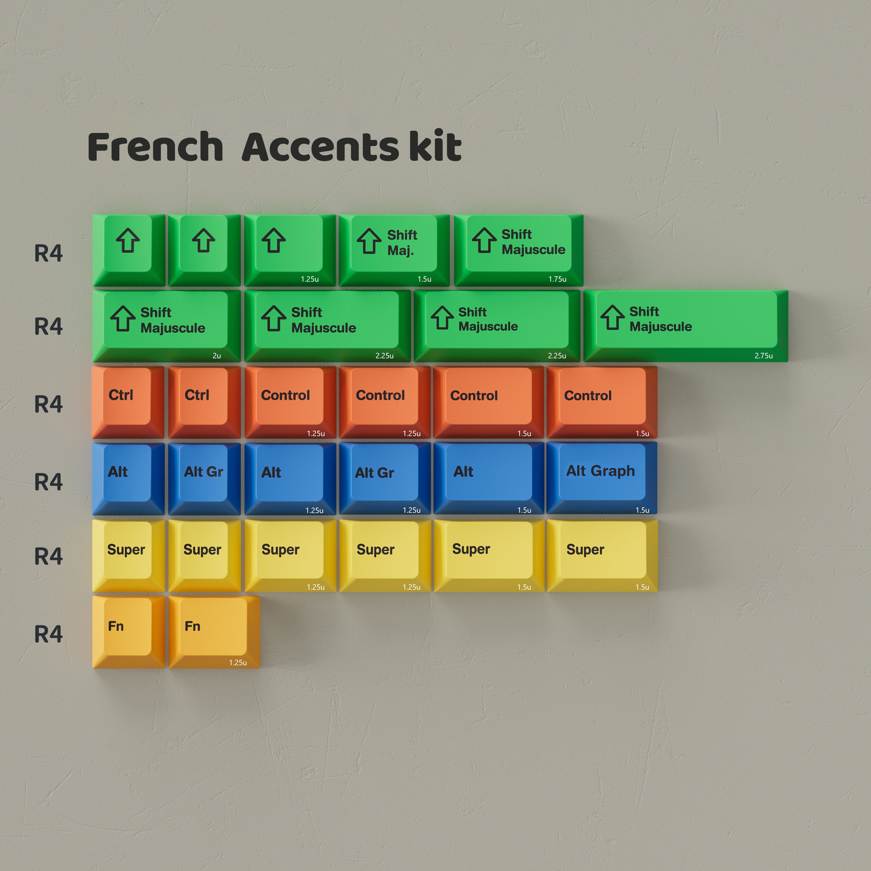 PBTfans Doppelganger French – KBDfans® Mechanical Keyboards Store