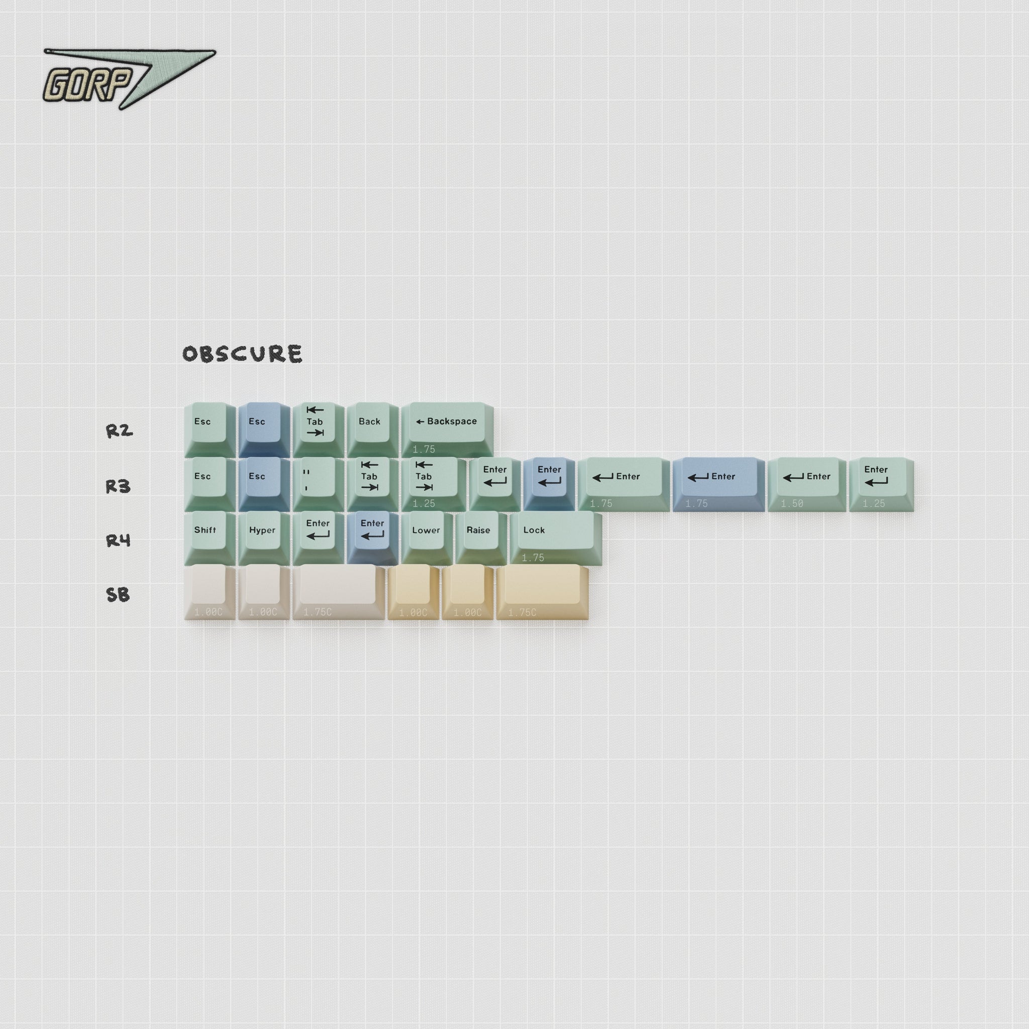GMK CYL Gorp スタンダードキット GMK CYL Gorp – KBDfans® Mechanical Keyboards Store