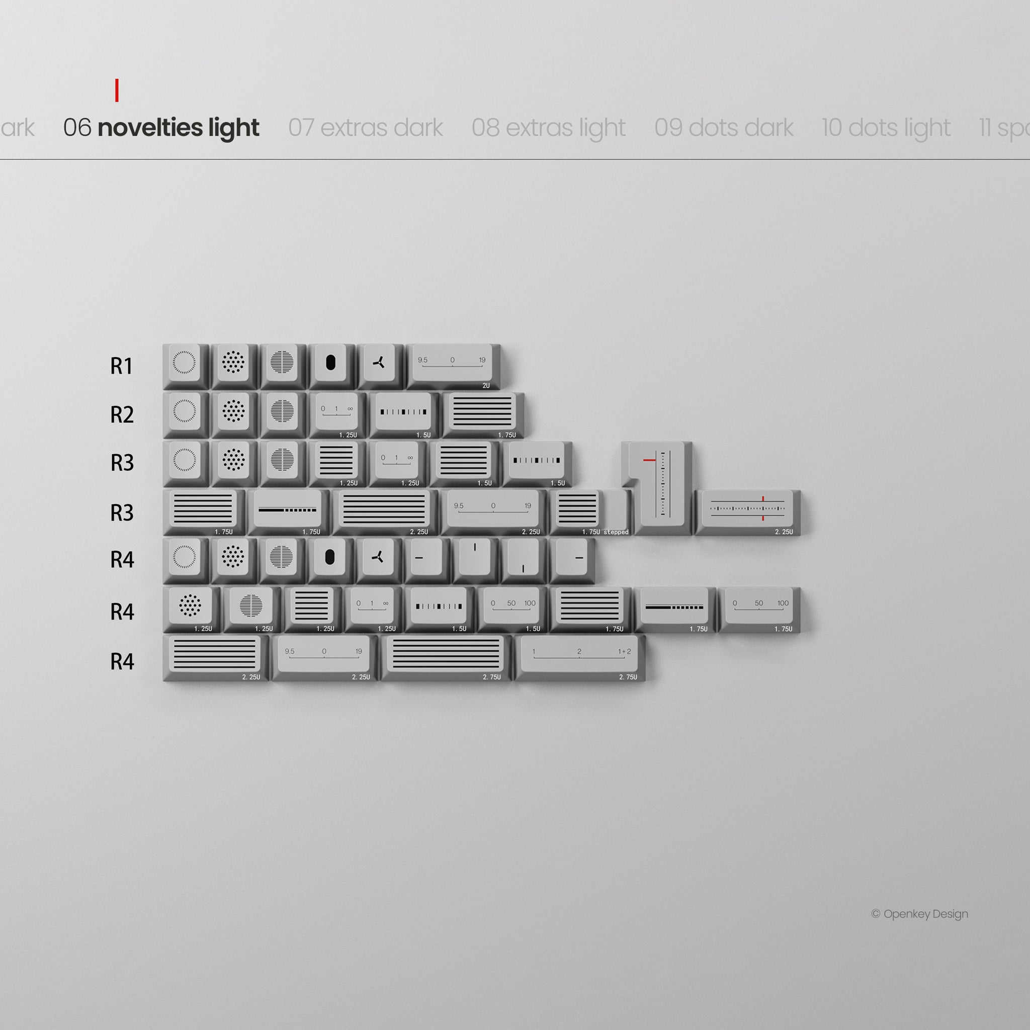 PBTfans x Openkey Design Less, but better Dark – KBDfans