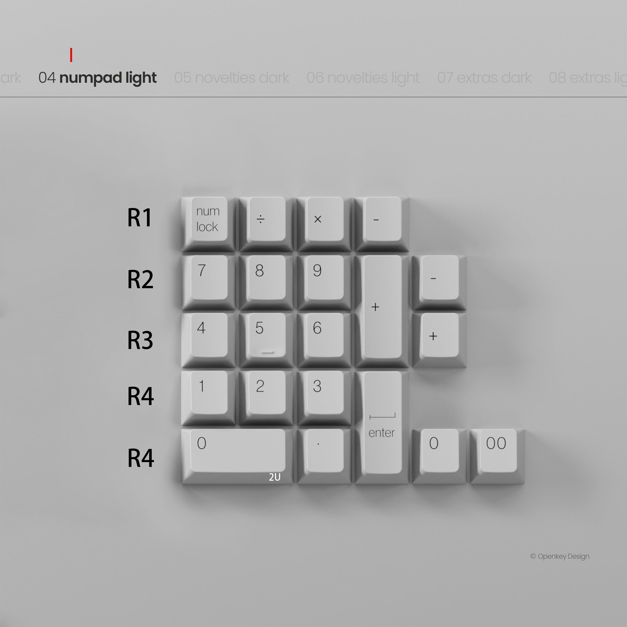 PBTfans x Openkey Design Less, but better Dark – KBDfans
