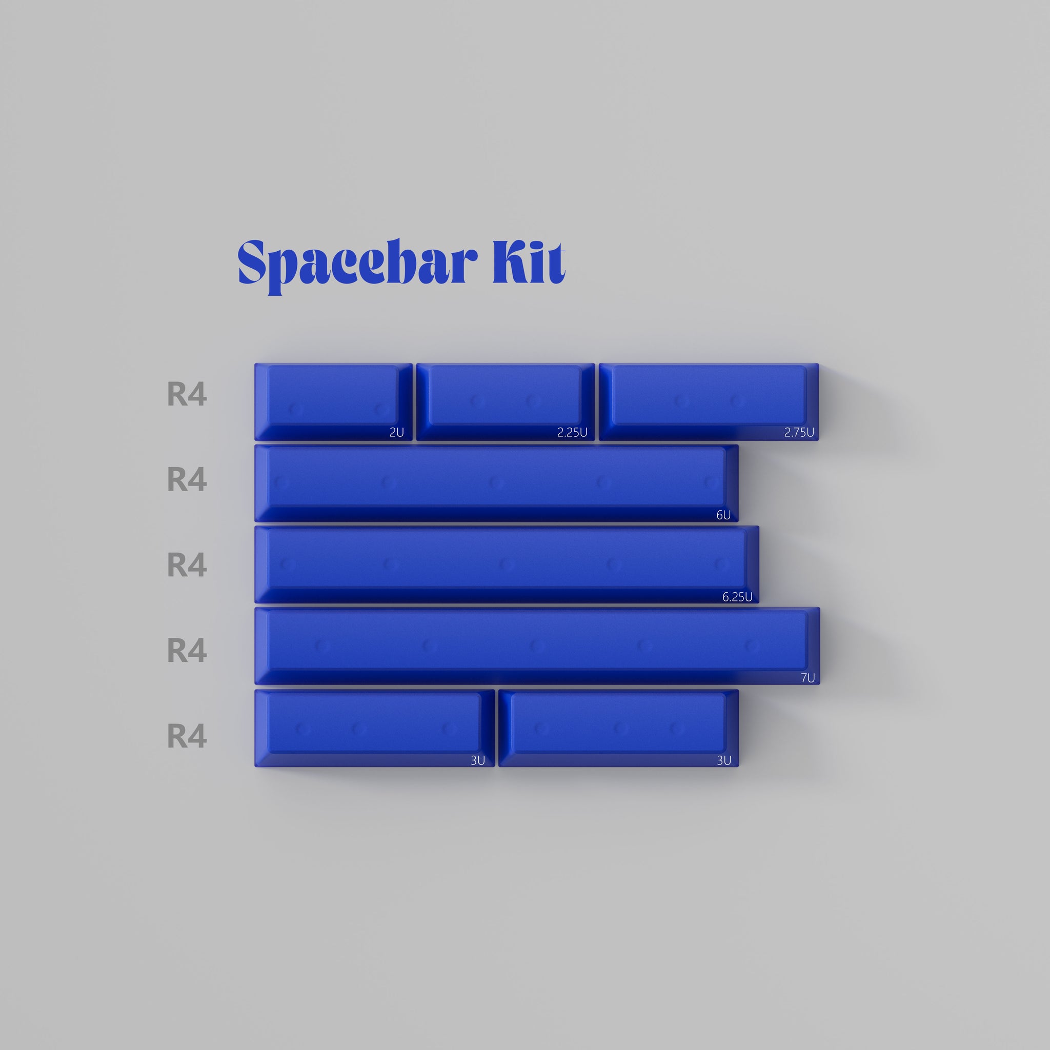 PBTfans Klein Blue R3 keyboard image