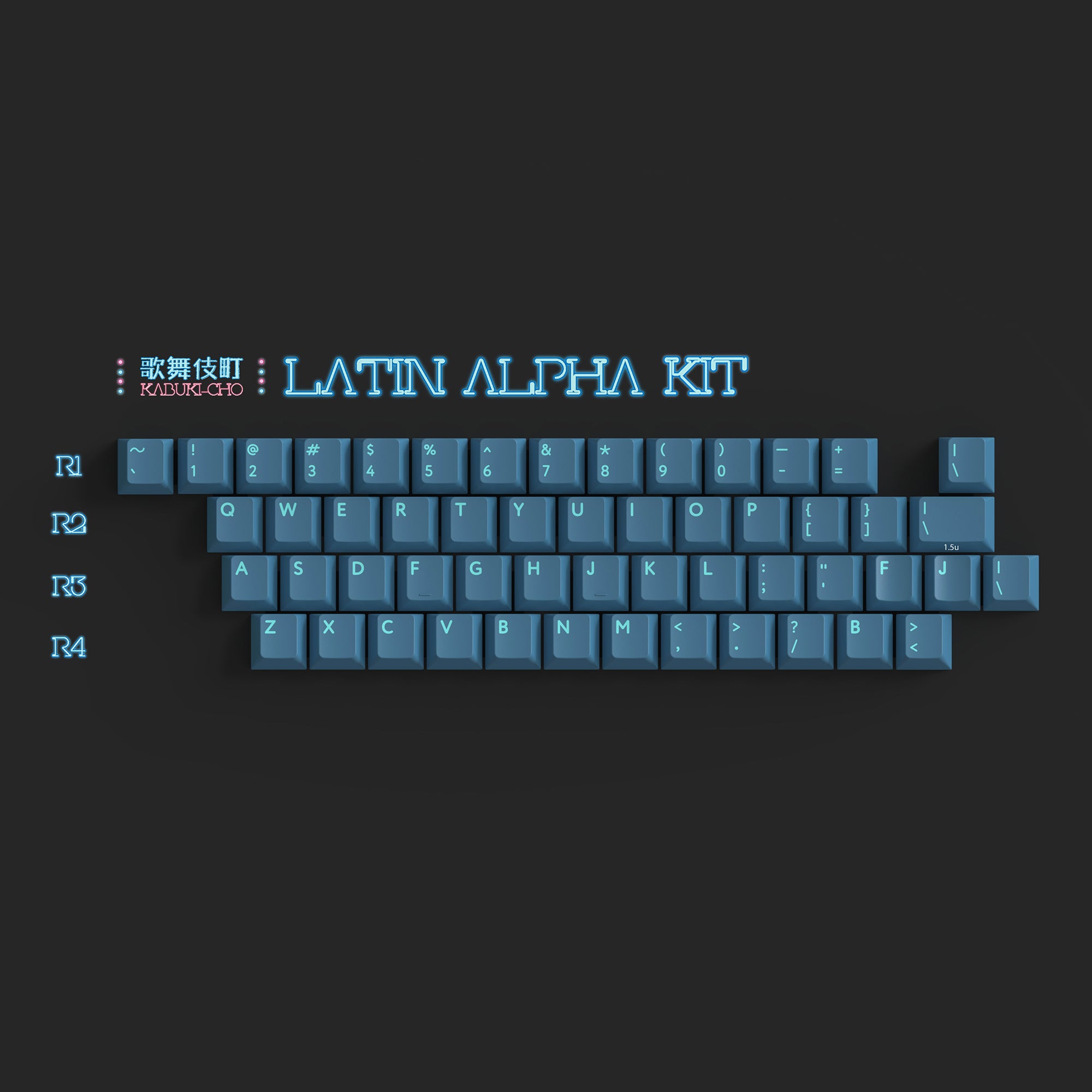 ☆pamcoco☆　LehmanStickHokkaido153 PBTFANS KABUKI-CHO 歌舞伎町 – KBDfans® Mechanical Keyboards