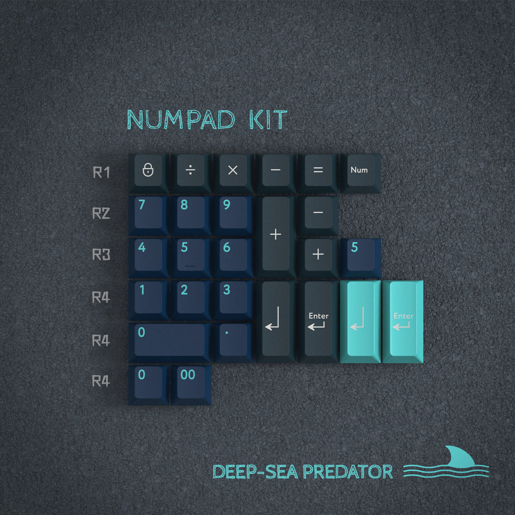 PBTfans Deep Sea Predator – KBDfans® Mechanical Keyboards Store
