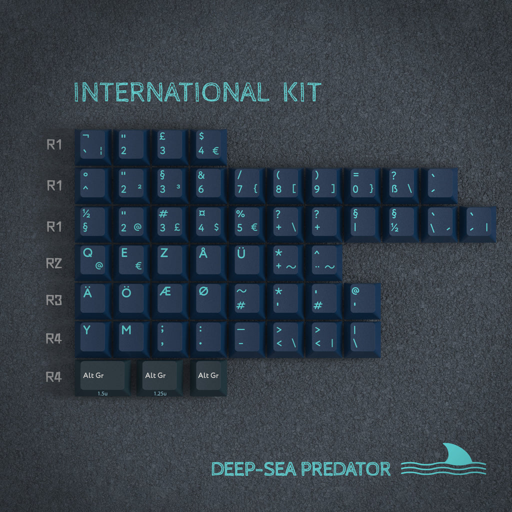 PBTfans Deep Sea Predator – KBDfans® Mechanical Keyboards Store