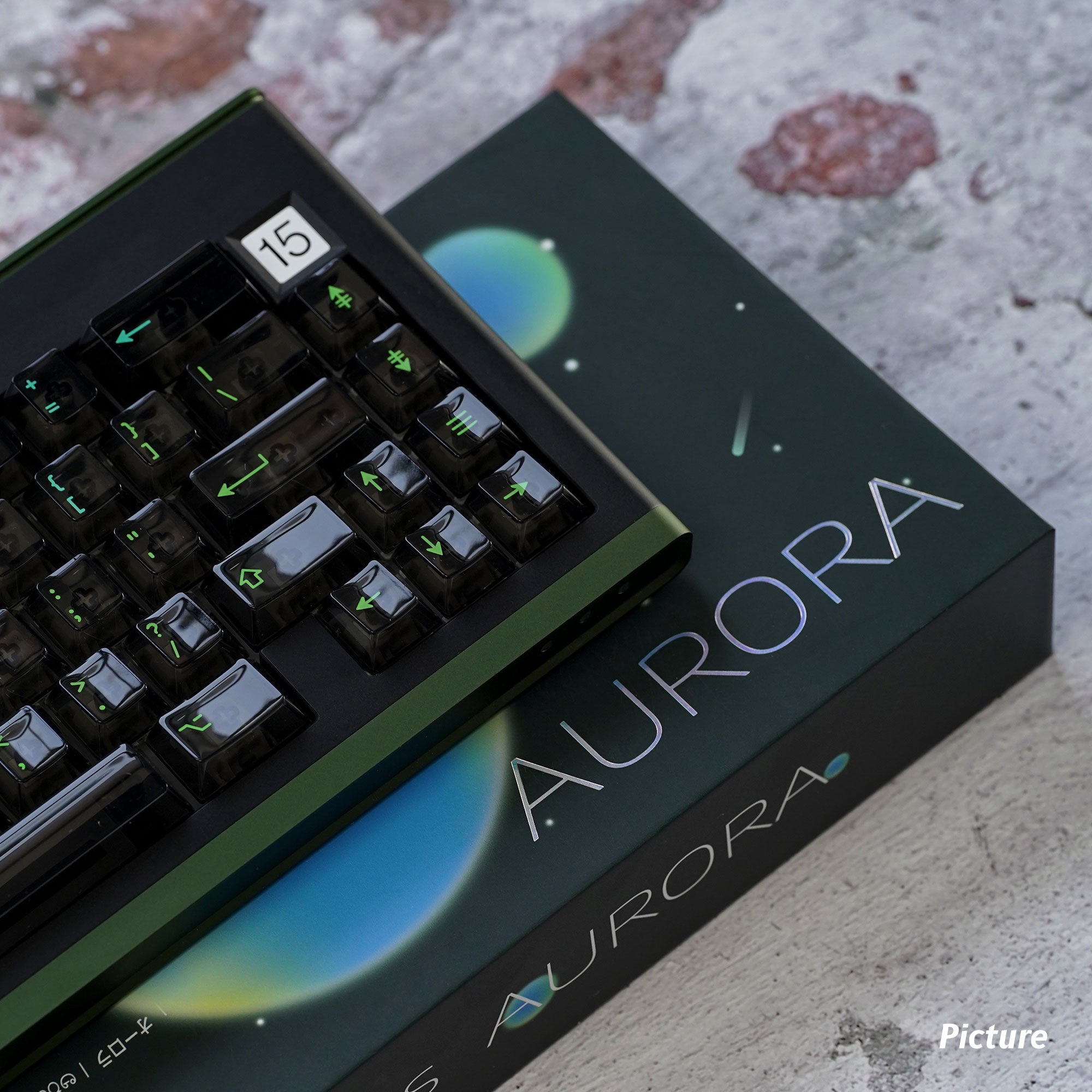 Clear Aurora Keycaps – KBDfans® Mechanical Keyboards Store