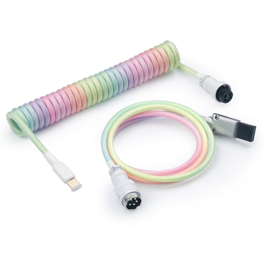 KBDfans Colorful Handmade Custom Mechanical Keyboard USB-C Cable
