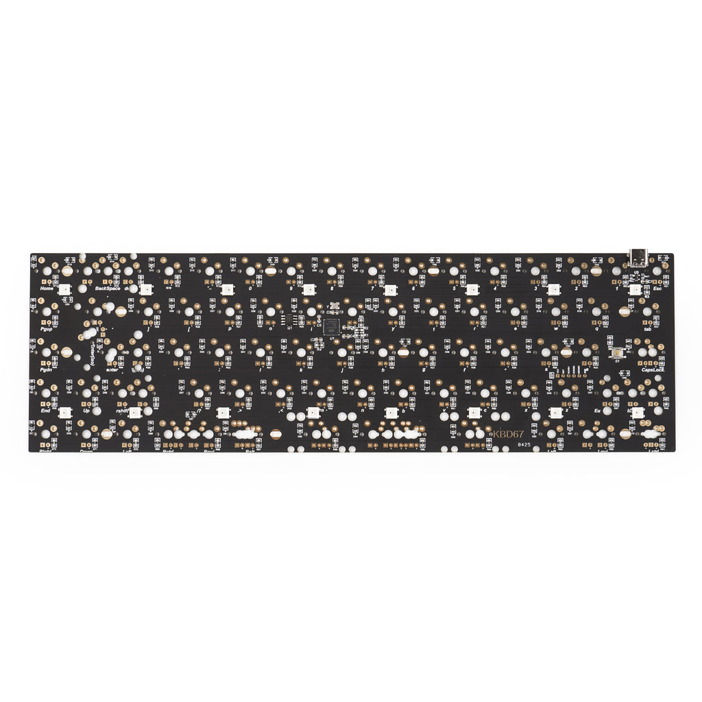 KBD67 rev2 65% Custom mechanical keyboard PCB (2166351003696)