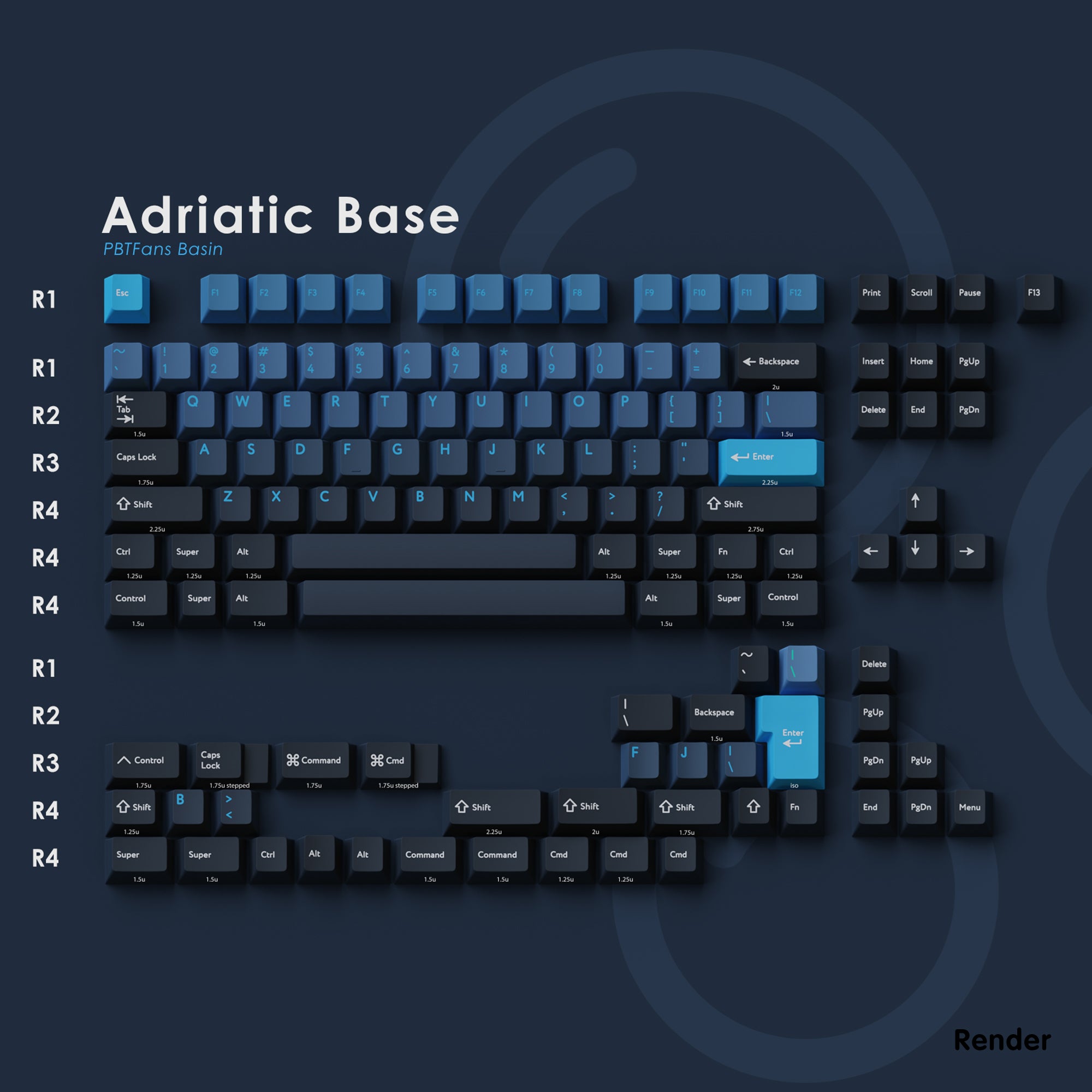 PBTfans Basin Base + 他kit PBTfans Basin – KBDfans® Mechanical Keyboards Store