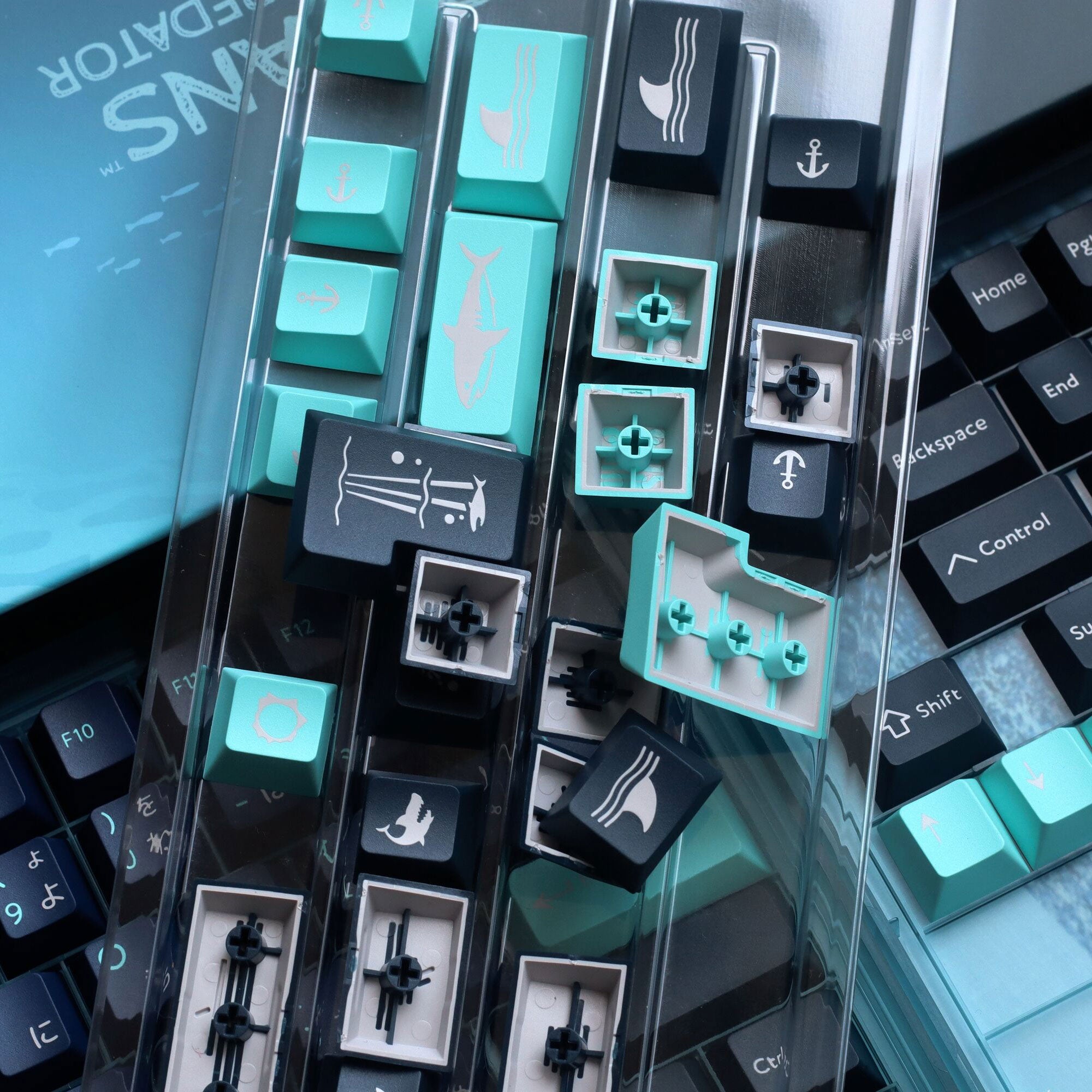 キーボード PBTfans Deep Sea Predator predator kit PBTfans Deep Sea Predator – KBDfans® Mechanical Keyboards Store