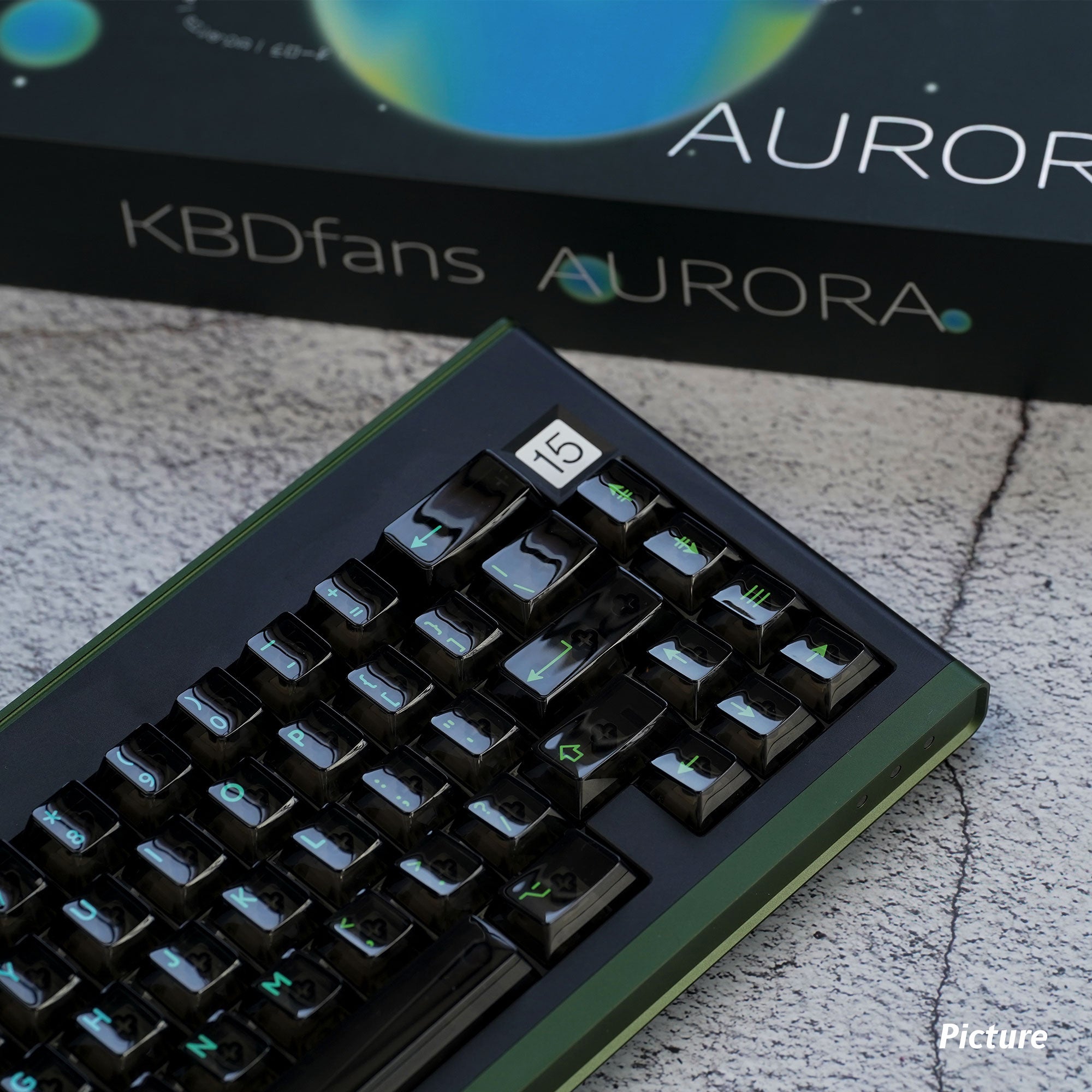 Clear Aurora Keycaps – KBDfans® Mechanical Keyboards Store