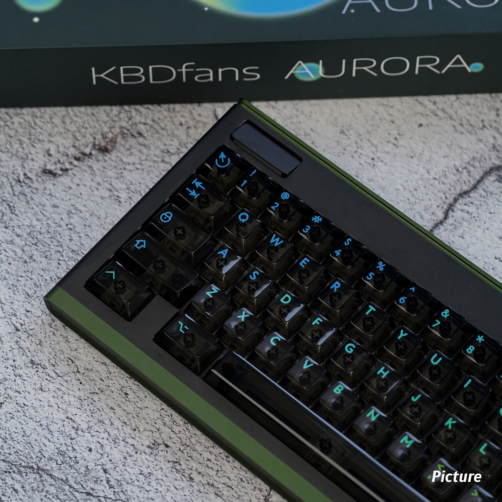 Clear Aurora Keycaps – KBDfans® Mechanical Keyboards Store